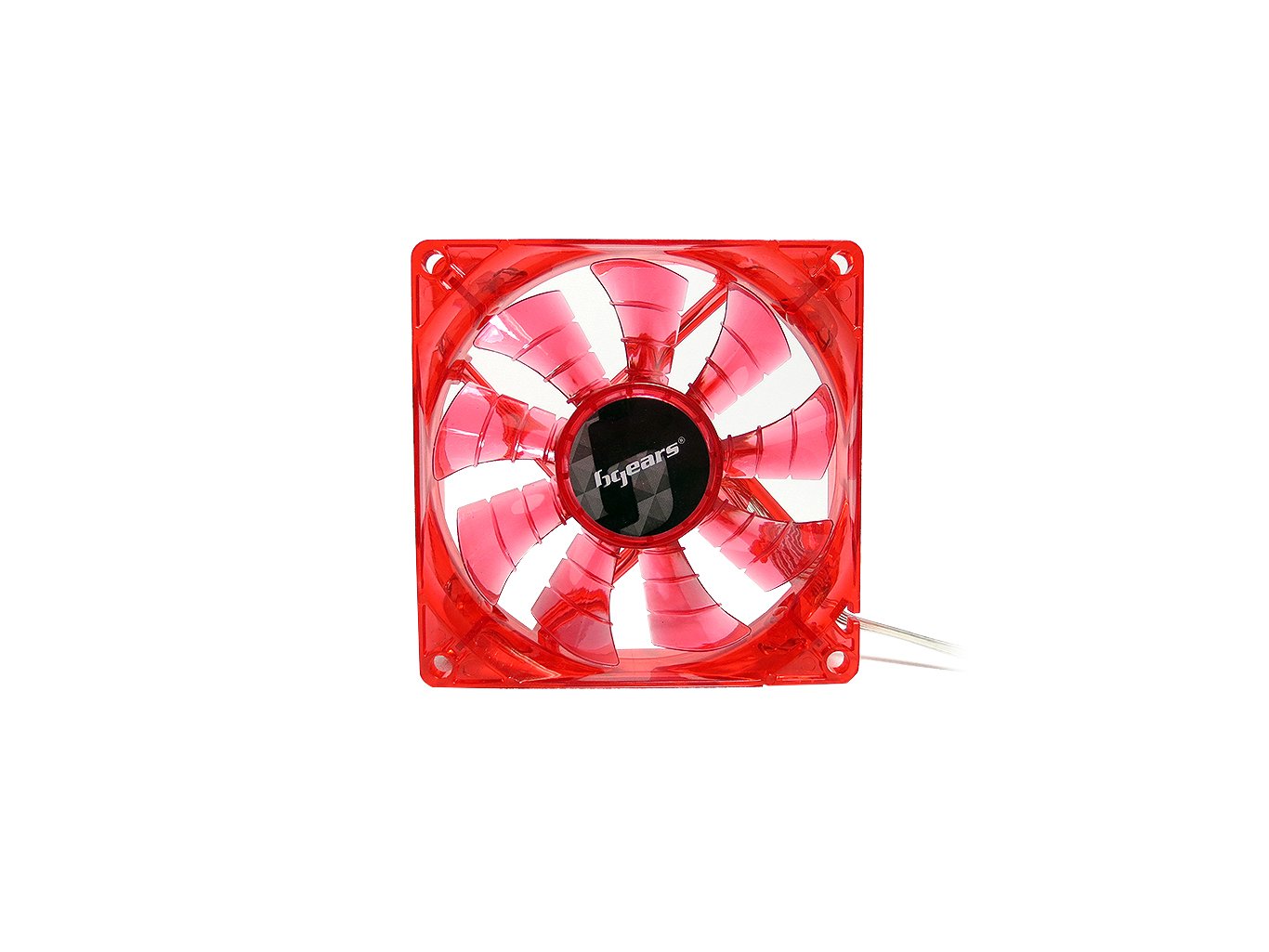 Bgears Cooler B Pwm 80 Red 2Ball Translucent Red