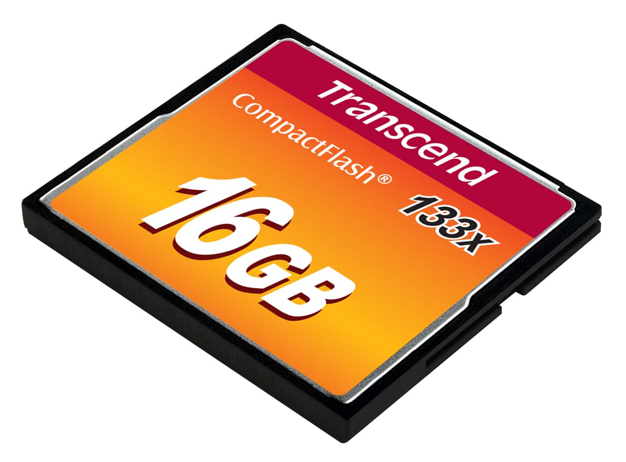 Transcend 16Gb Compactflash Memory Card 133X (Ts16Gcf133)