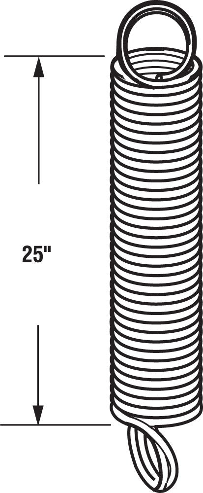 Prime-Line Gd 12267 170 Lb., Yellow Tip, Sectional Garage Door Extension Spring With Safety Cable (Single Pack)