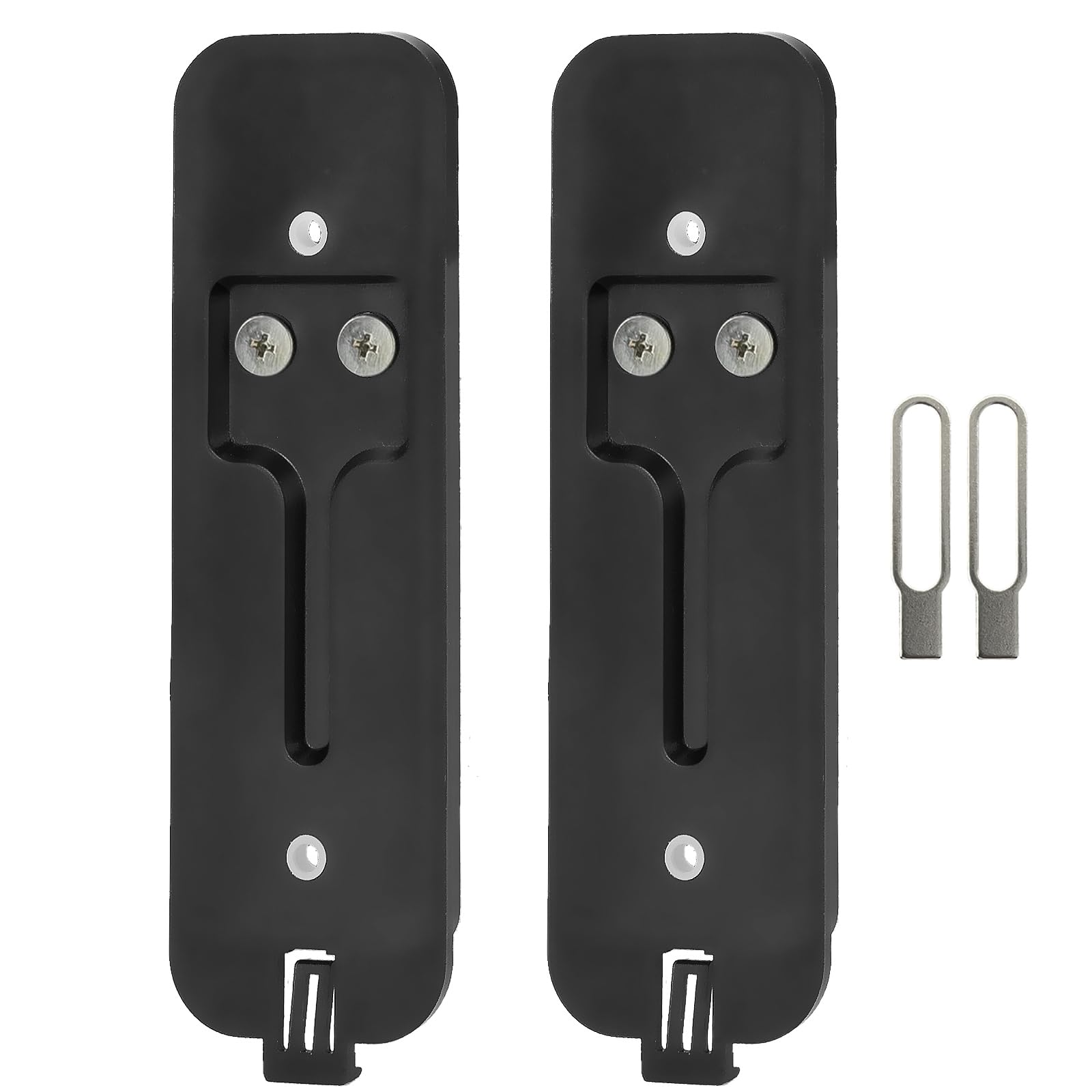 Blink Doorbell Backplate Replacement, Back Plate Part Cover For Blink Video Doorbell With Hooks Accessory(Black)