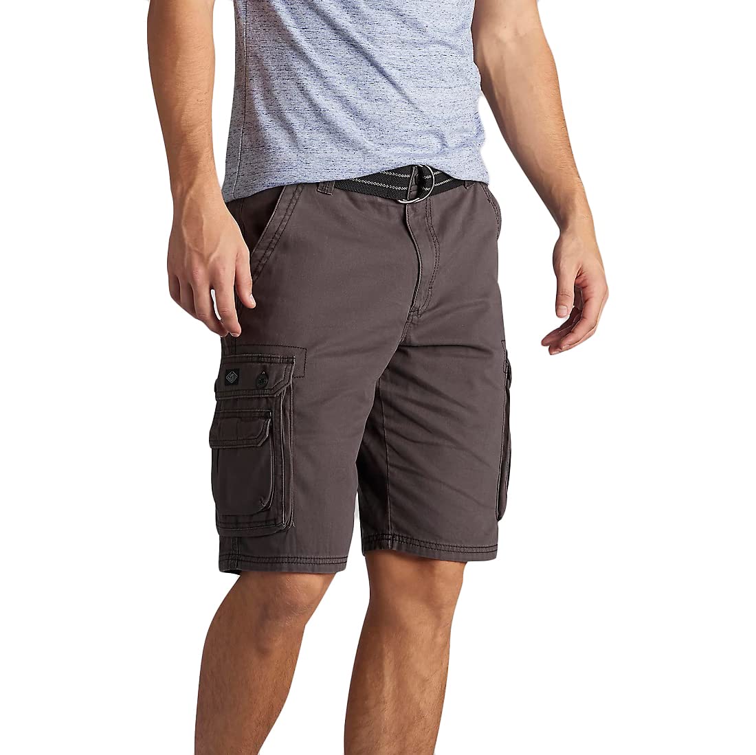 Lee Mens Dungarees New Belted Wyoming Cargo Shorts, Shiner, 36 Us