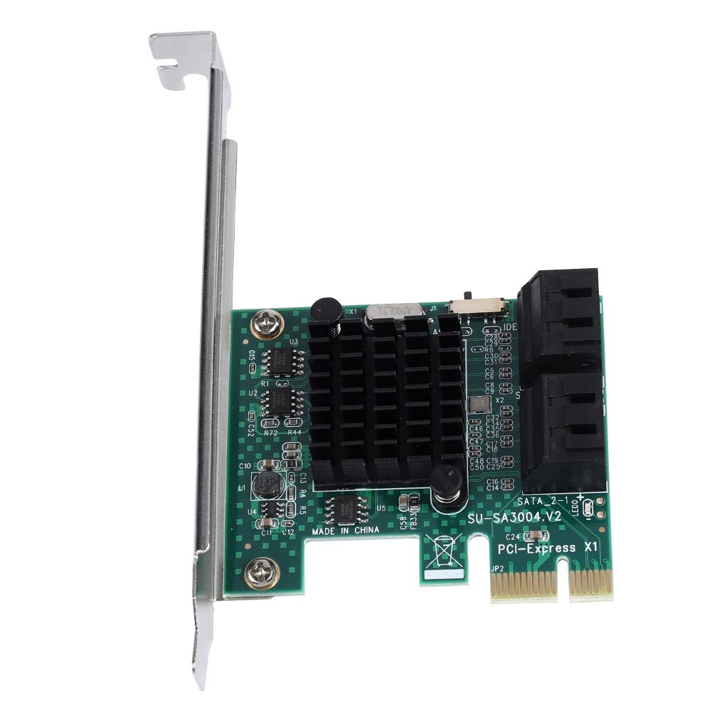 Pcie To Sata Adapter,Pcie To Sata 3.0 Expansion Card,4 Port Pcie To Sata 3.0 Expansion Controller Card Adapter 6G,Sata Controlle