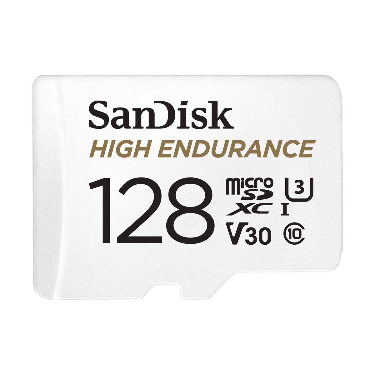 Sandisk 128Gb High Endurance Uhs I Microsdxc Memory Card With Sd Adapter, 100Mbs Read, 60Mbs Write