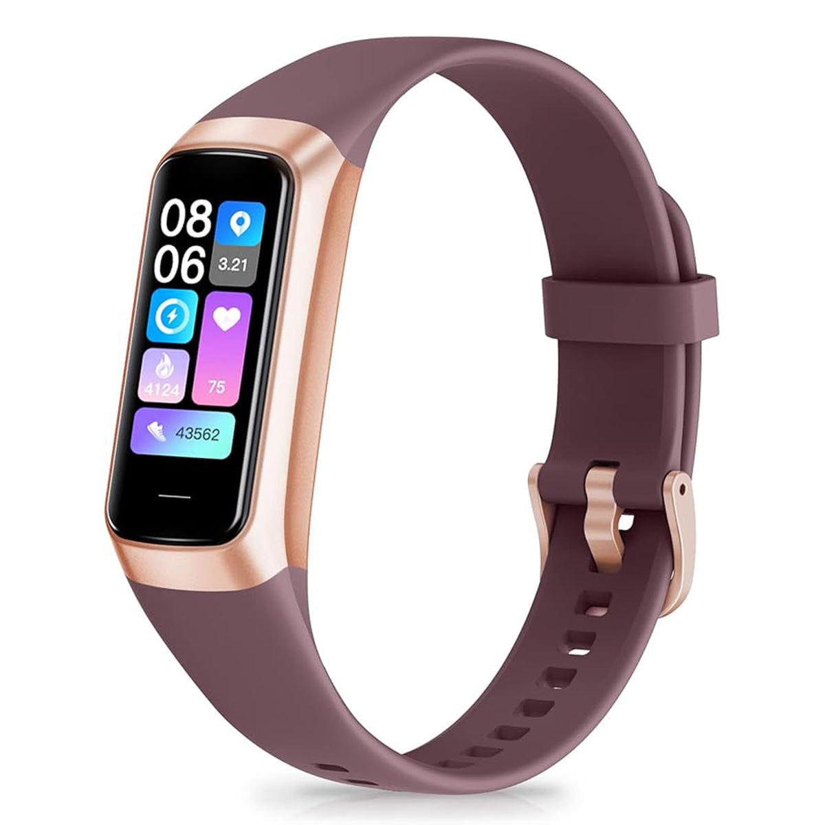 Appbyer Fitness Tracker With 24/7 Heart Rate, Blood Oxygen Blood Pressure Sleep Monitor, Activity Trackers 6 Atm Waterproof,Step