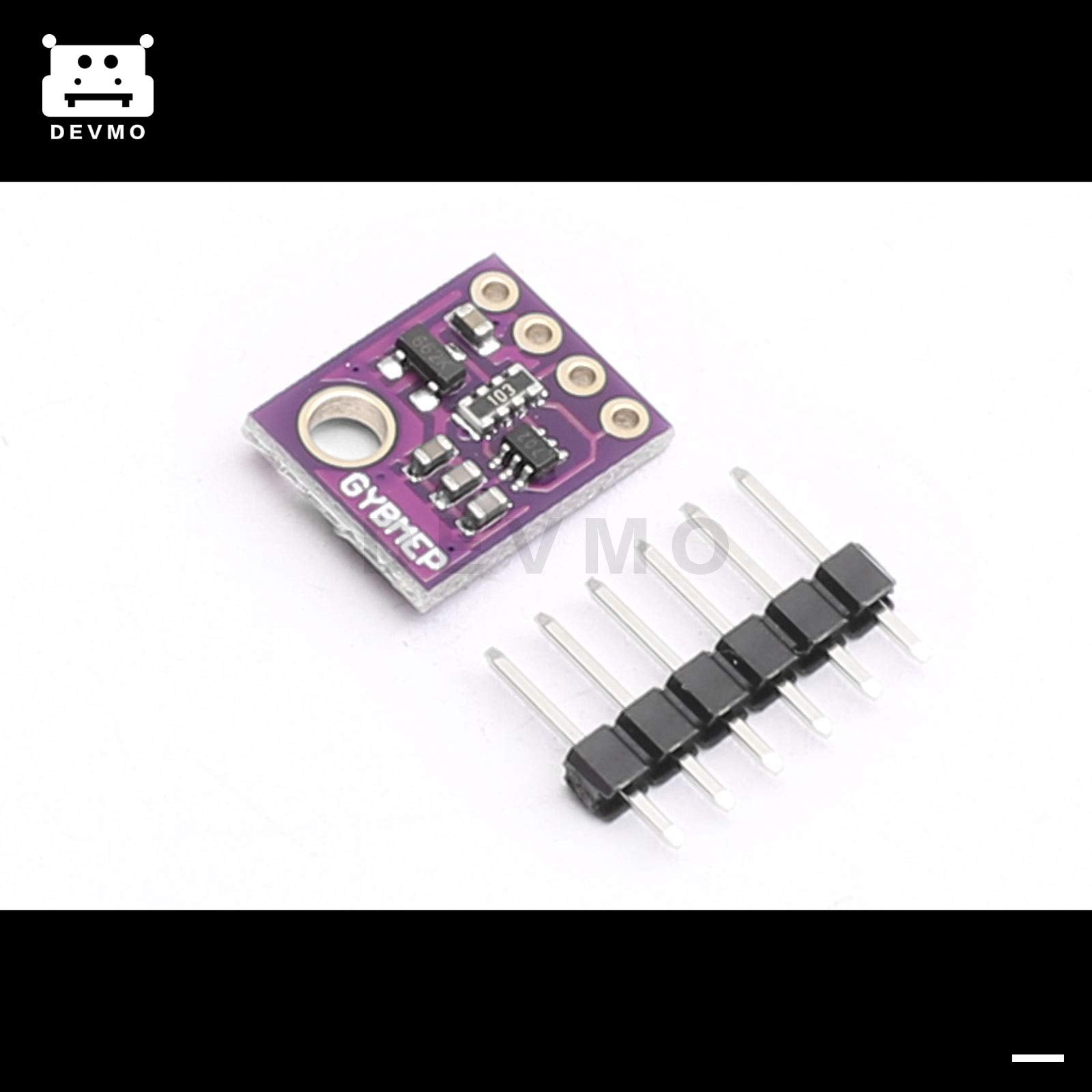 Devmo Bme280 Digital Temperature Humidity Barometric Pressure Sensor Module, 5V With Iic I2C Breakout Compatible With Ar Duino