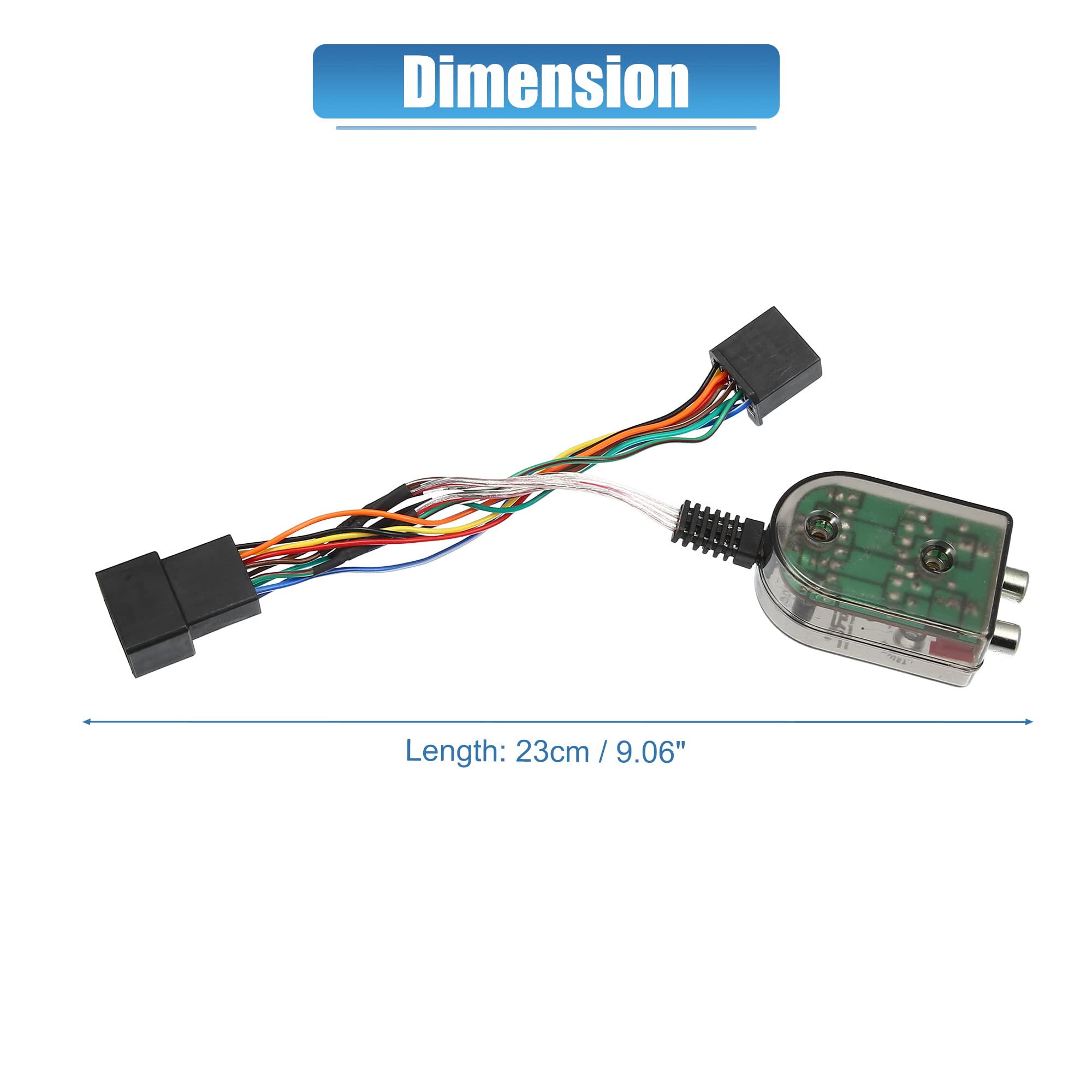 X Autohaux Car Add An Amp Amplifier Adapter Interface To Factory Radio System For Toyota Tacoma 4Runner Camry