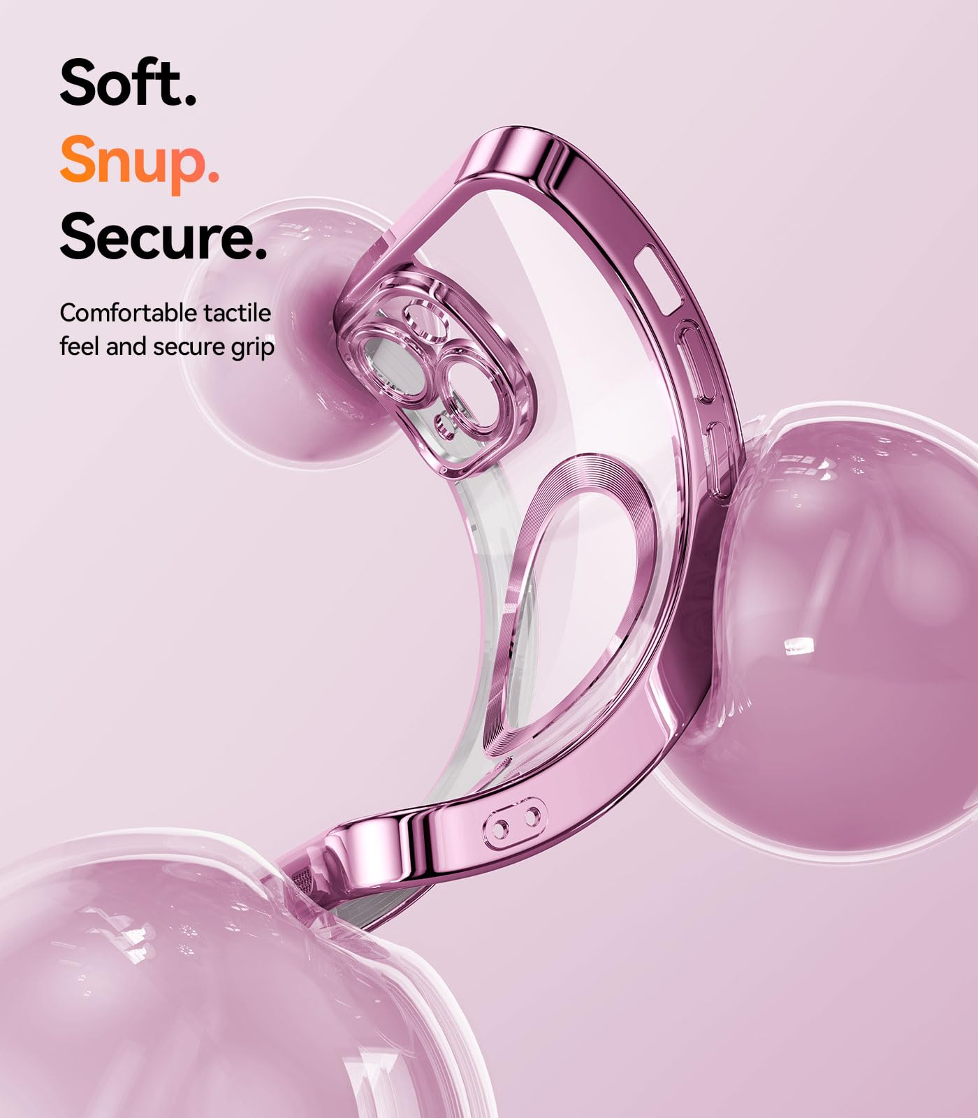 Meifigno Candy Mag Series Case Designed For Iphone 15,[Compatible With Magsafe] [Wrist Strap & Glitter Card] Full Camera Lens Pr