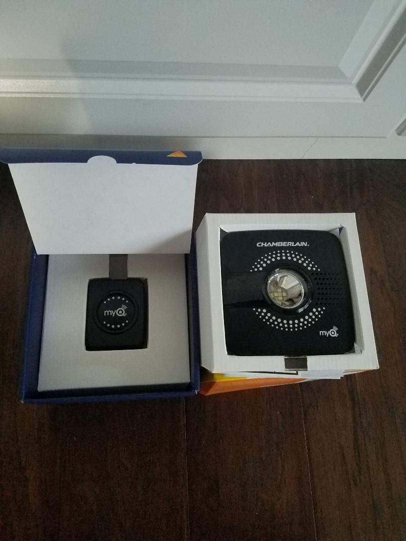 Chamberlain Myq Smart Garage Hub   Wi Fi Enabled Garage Hub With Smartphone Control, Model Myq G0301, Old Version, Black