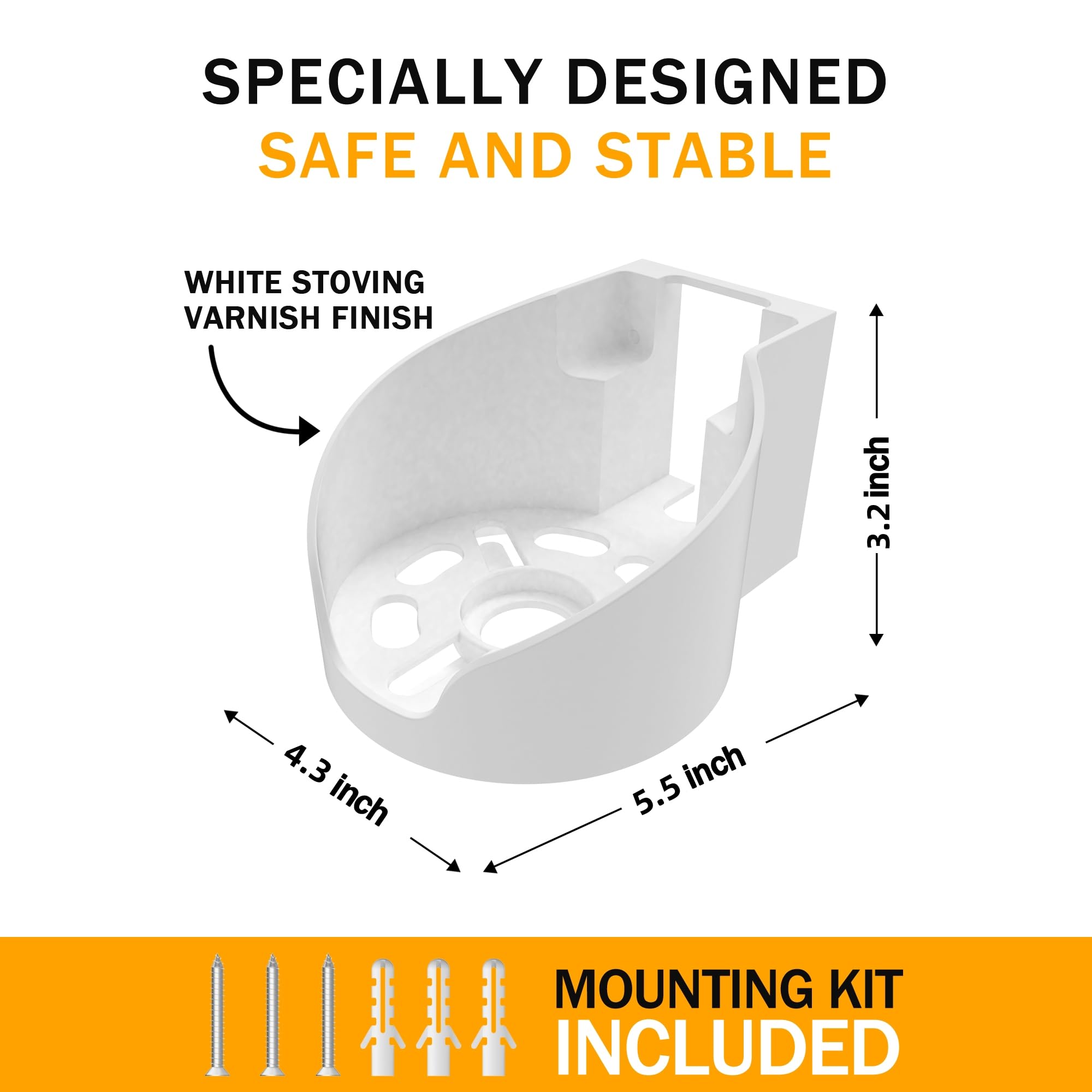 Bangcheer Wall Mount For Tp Link Deco X68/Xe75/Axe5300 Mesh Wi Fi 6 System, Space Saving Wall Hanging Bracket Holder For Wi Fi B