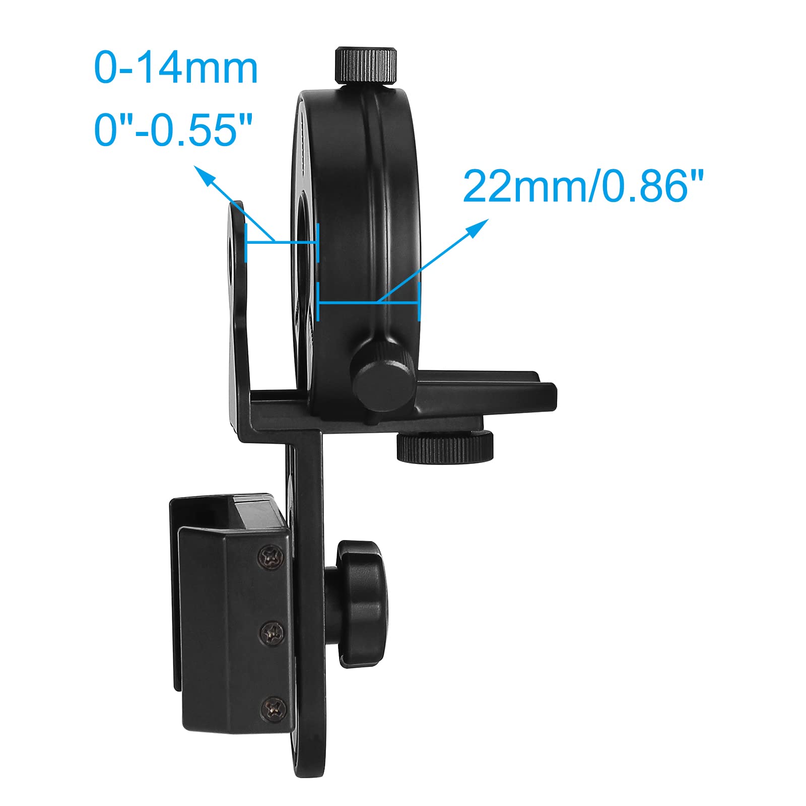 Celticbird Smartphone Scope Adapter  Phone Mount Working With Spotting Scopes& Binoculars& Monocular& Telescope& Microscope