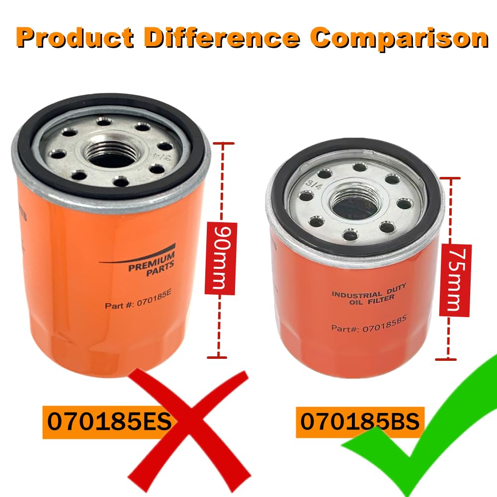 Gewxgzo 75Mm 070185Bs Oil Filter Replaces Ge-Nerac 070185B 070185D 070185Ds 070185 70185 Generators (1)