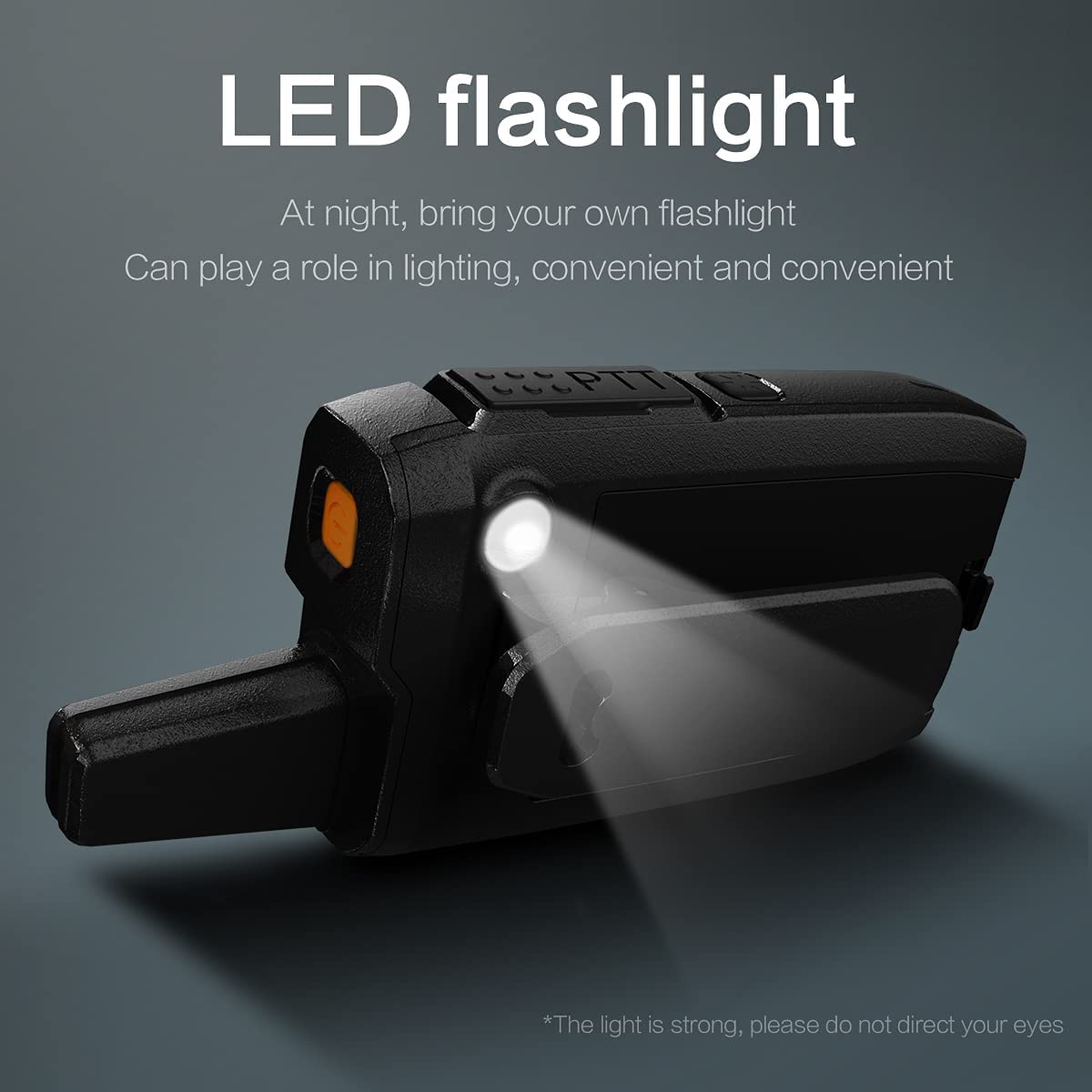 Long Range Walkie Talkies Waterproof, 2 Pack Rechargeable Two Way Radios Adults Usb Charging Battery Portable For Outdoor Huntin