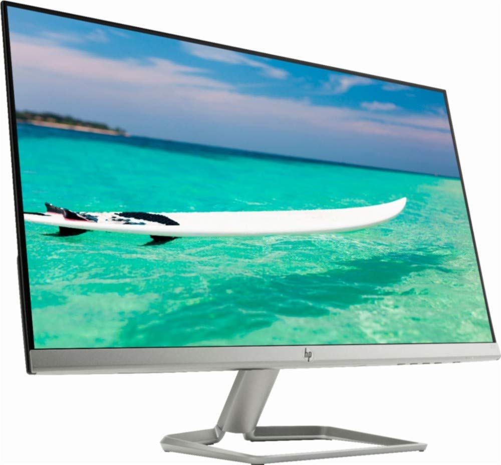 HP 27' Widescreen IPS LED Full HD (1920x1080) Monitor, 5ms Response Time, 10,000,000:1 Contrast Ratio, FreeSync, 2X HDMI and 1x VGA Input, 178� View Angle, 75Hz Refresh Rate, Natural Silver