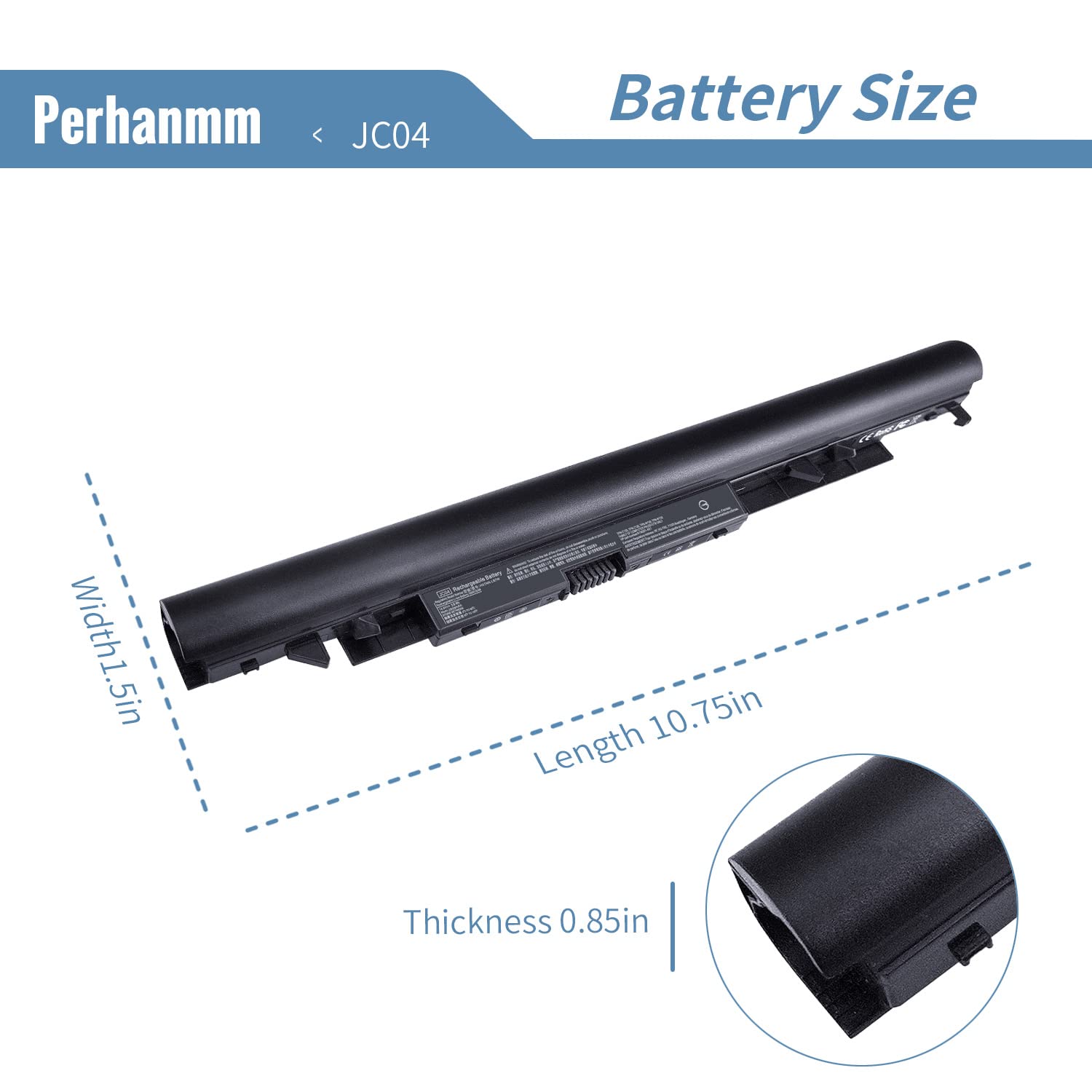 Jc04 919700 850 Battery For Hp 15 Bs 17 Bs 14 Bs 15 Bw0Xx 15 Bs0Xx 15 Bs1Xx 17 Bs0Xx 15 Bs015Dx 15 Bs013Dx 15 Bs134Wm 15 Bs234Wm