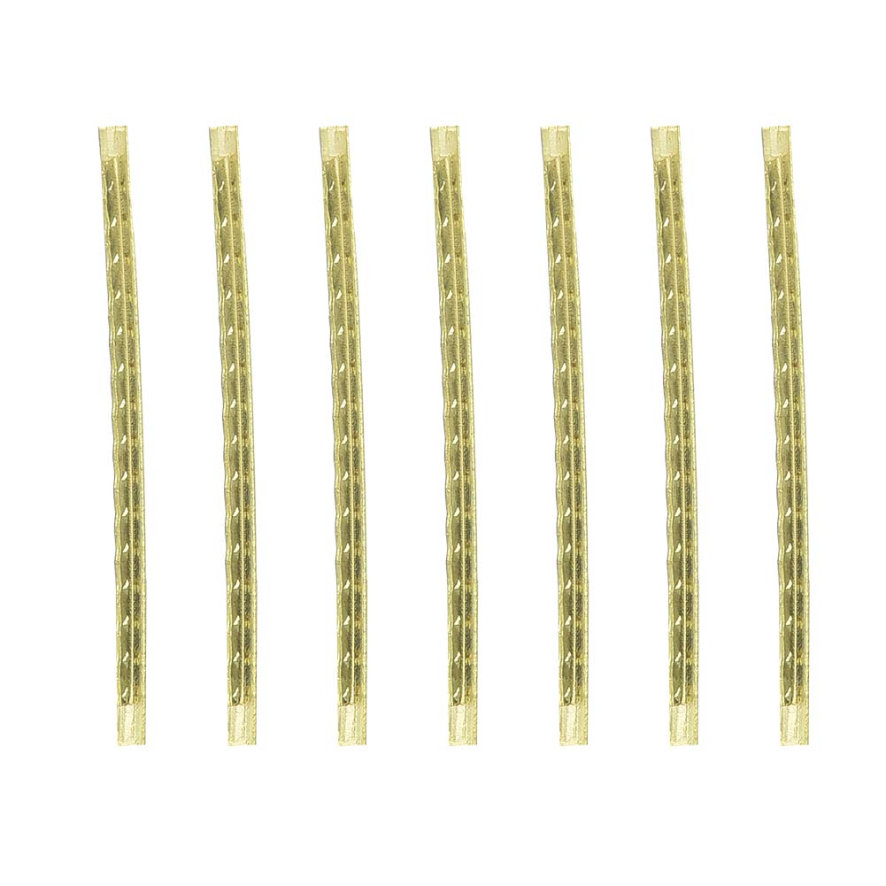 High Strength Brass Durable Fingerboard Fret Wire, Electric Guitar Fret Wire, 24Pcs/Set Anti Corrosion For Guitar Enthusiasts Pr