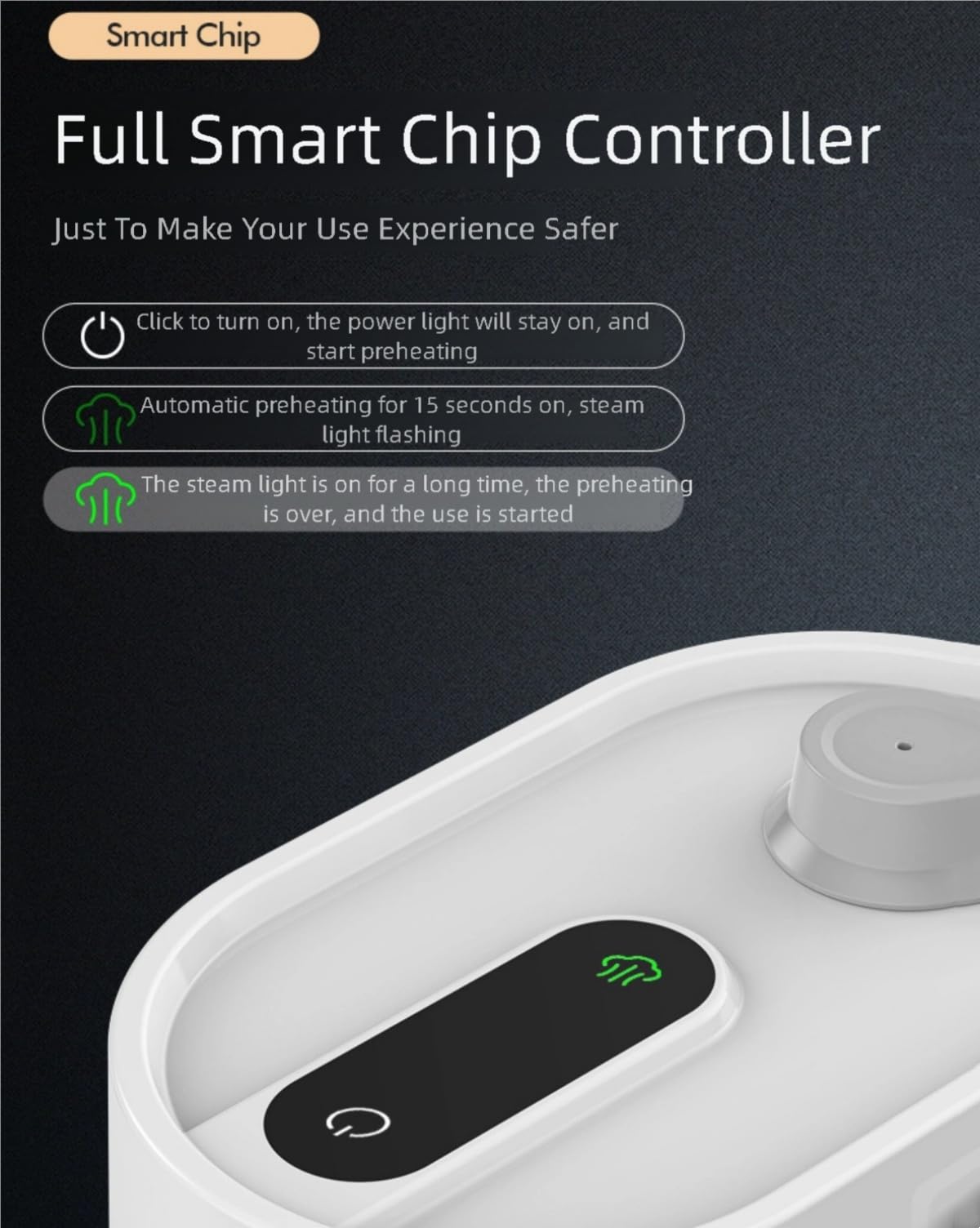 Foandbevi 9 In 1 Handheld Steam Cleaner For Home Use, Portable Steamer For Cleaning, Multi-Function High Pressure Steam Cleaner