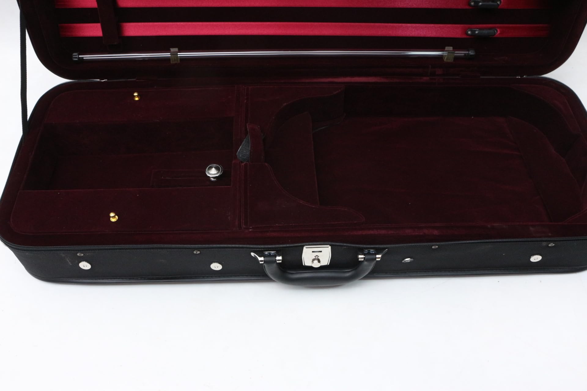 Vetimobato Adjustable 15 16.5 Inch Viola Case 16 Inch Hard Viola Box Composite With Neck Straps & Music Sheet Bag & 4 Bow Holder