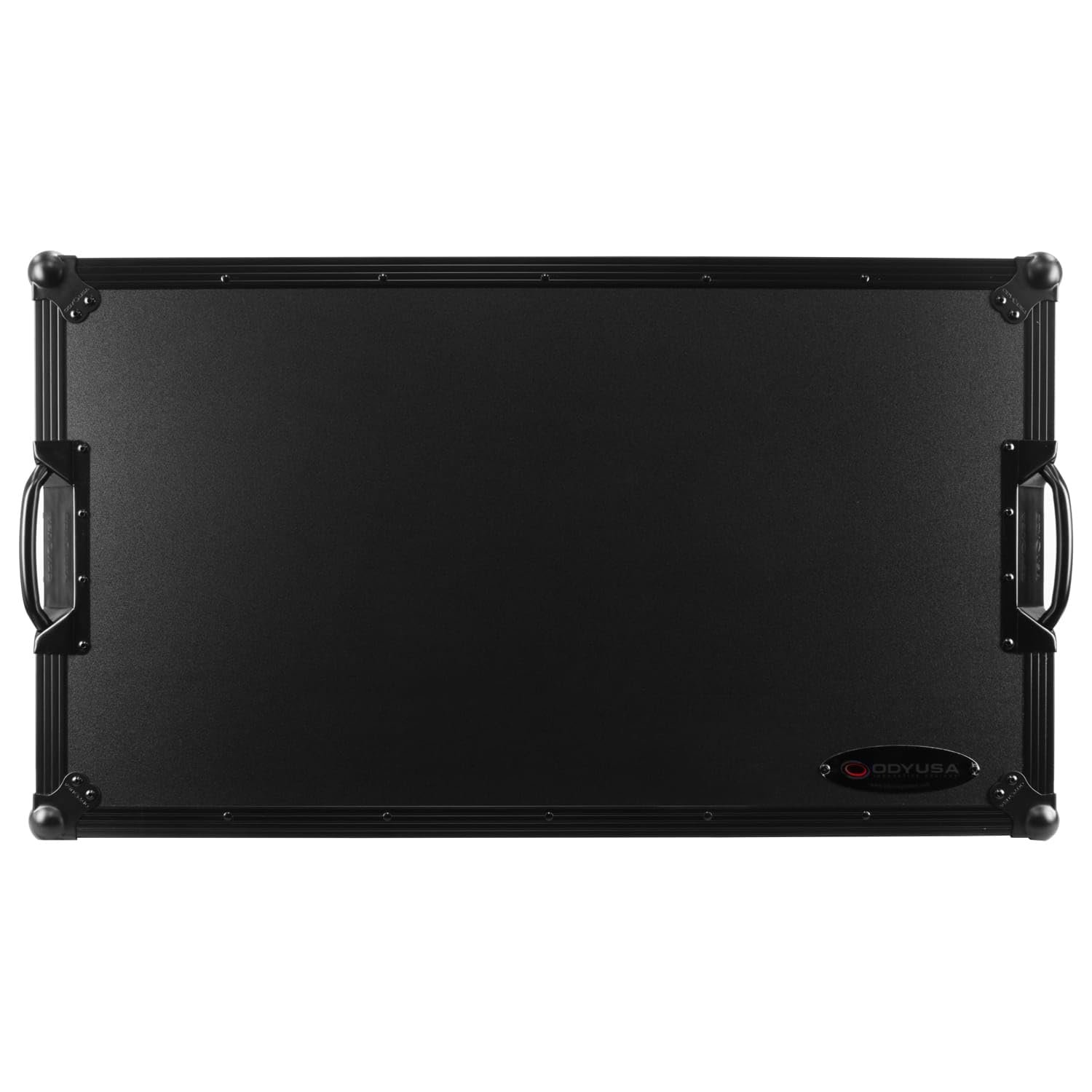 Odyssey Fzgsperformerw1Bl Rane Performer Black Label 1U Flight Case With Glide Style Laptop Platform And Wheels