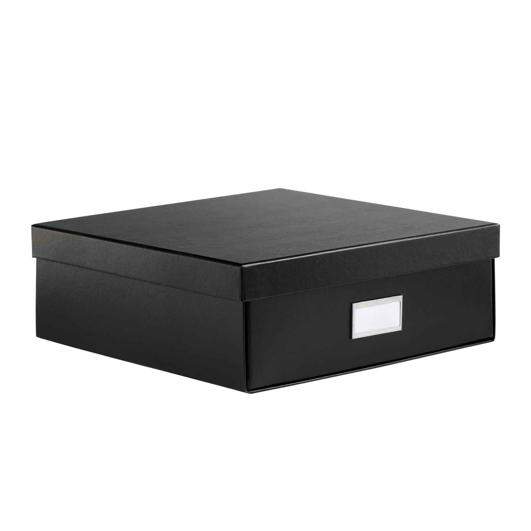 Oxford Keepsake Box, Protective Storage Box, Home And Office Organizer, Photo Storage Box, Souvenir Organizer, Medium, 12' X 12' X 4 1/4' (41788)