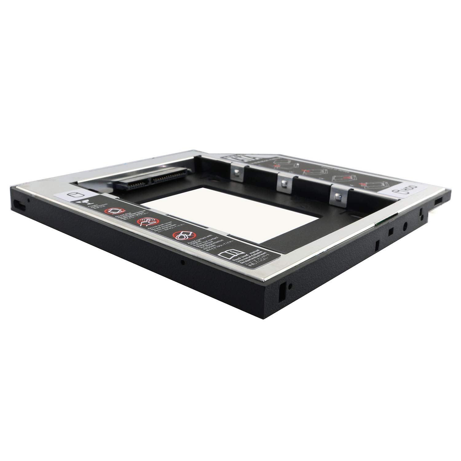Rlecs Hdd Ssd Caddy Adapter Sata 3.0 Interface Laptop Hard Disk Holder 9.5Mm Hard Drive Mounting Bracket For Cd Dvd Rom Optical Bay 2.5 Inch