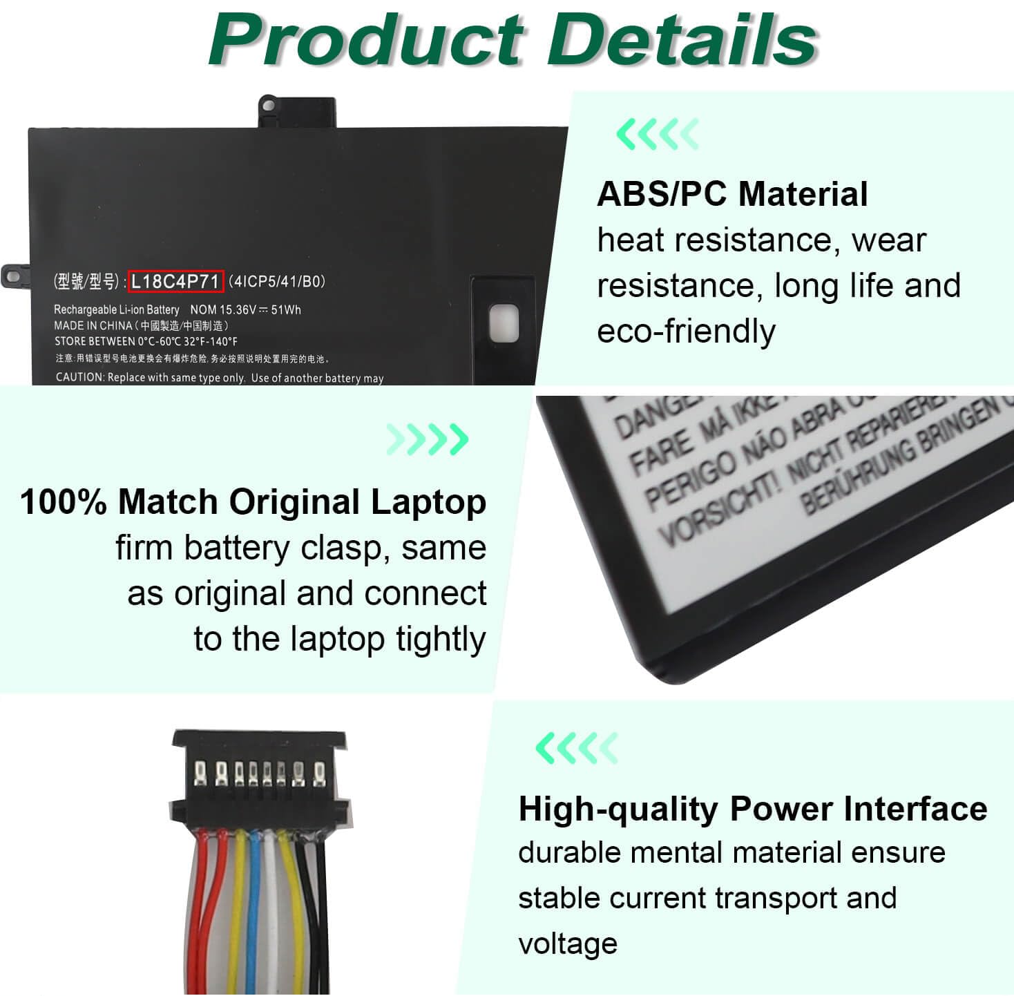 Dmkaollk 51Wh L18C4P71 L18M4P72 Battery Replacement For Lenovo Thinkpad X1 Carbon 7Th Gen, X1 Carbon 8Th Gen,Thinkpad X1 Yoga 4T