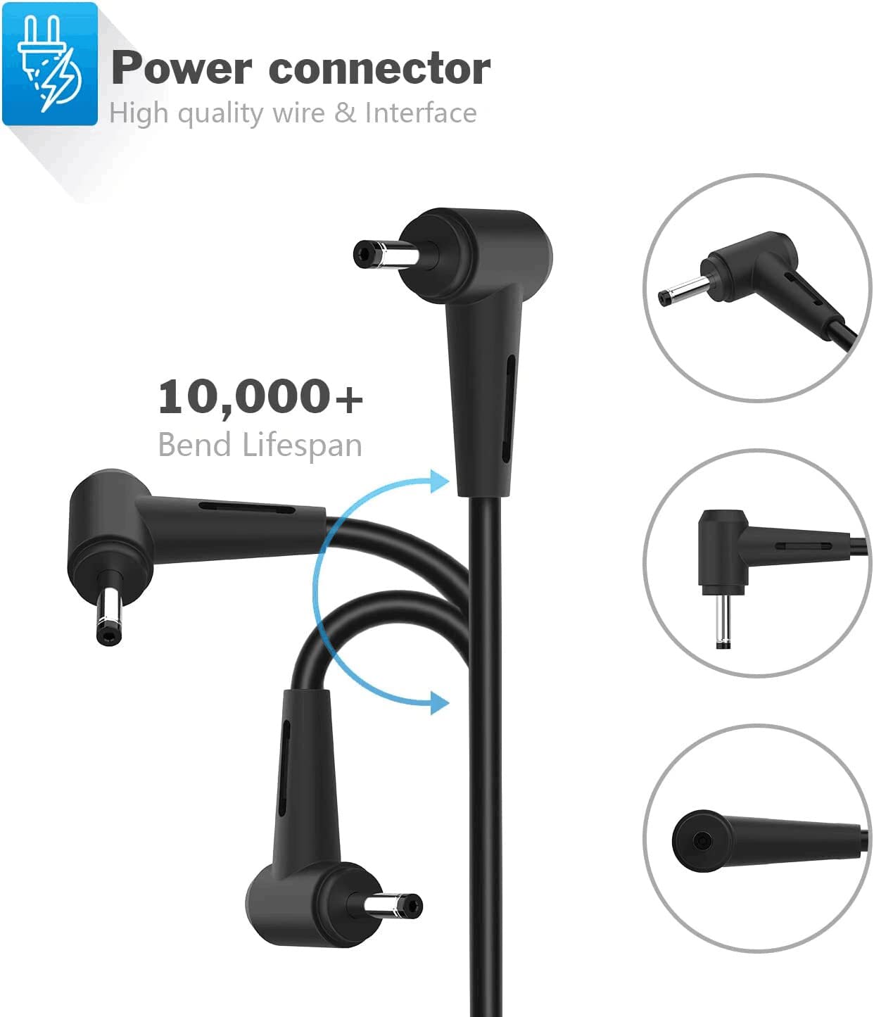 19V Adapter Wall Charger Compatible With Lg Gram 13.3  13  14  15  17  Series Notebook 13Z950 13Z970 14Z950 14Z970 15Z960 15Z970