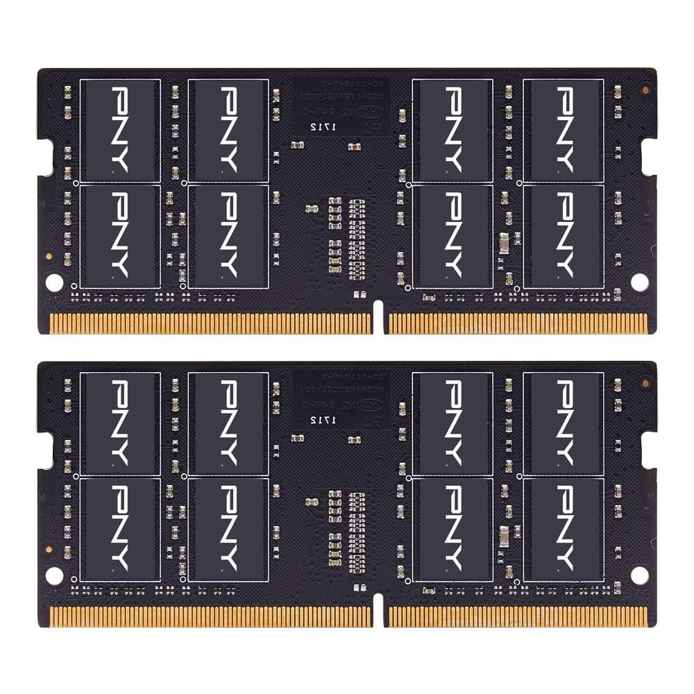 PNY Performance 64GB (2x32GB) DDR4 DRAM 3200MHz (PC425600) CL22 1.2V Dual Rank Notebook/Laptop (SODIMM) Computer Memory Kit  M