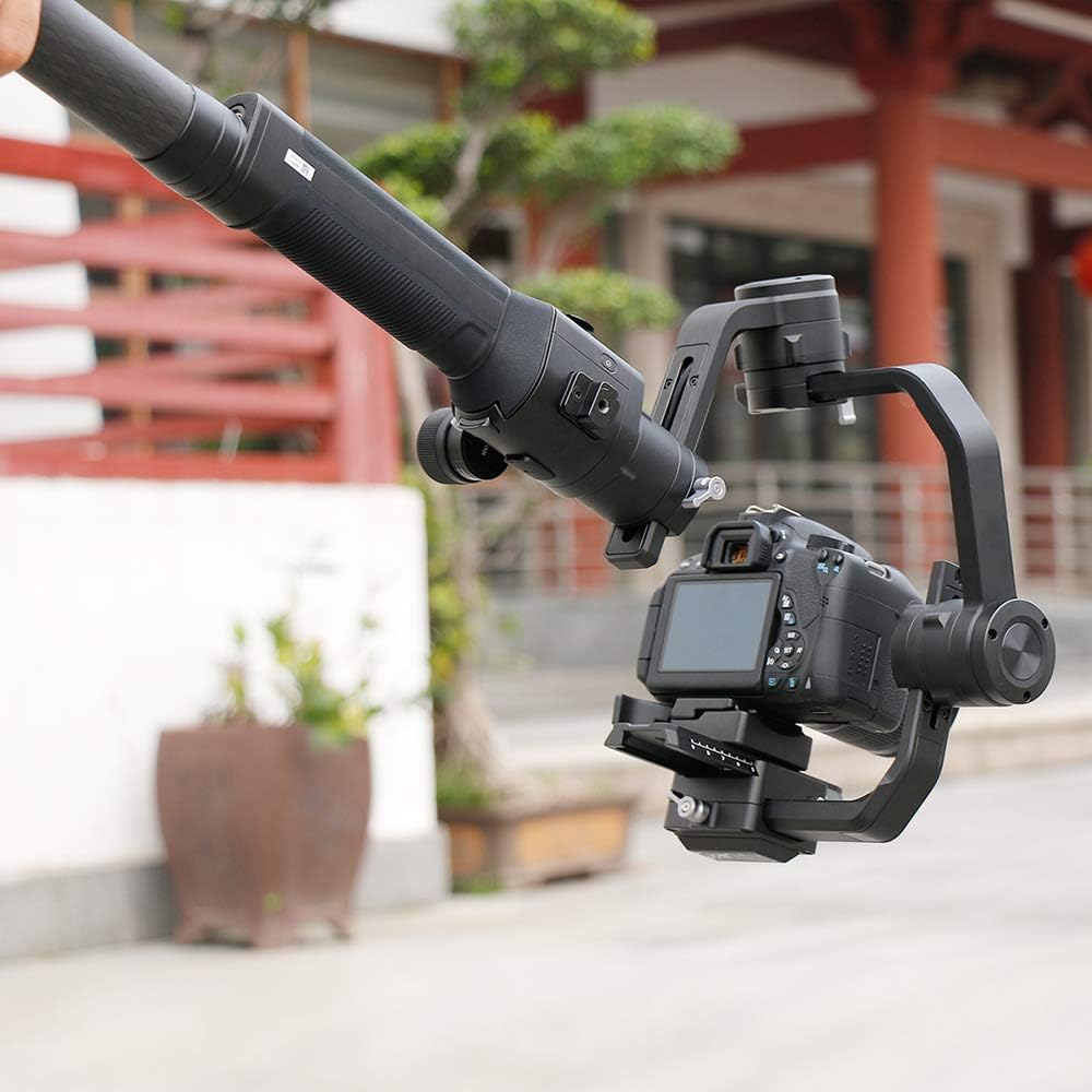 Dh10 Upgrade Gimbal Extension Pole Carbon Fiber Bar Lightweight But Strong 1/4 Universal Rod Compatible With Dji Ronin S, Ronin
