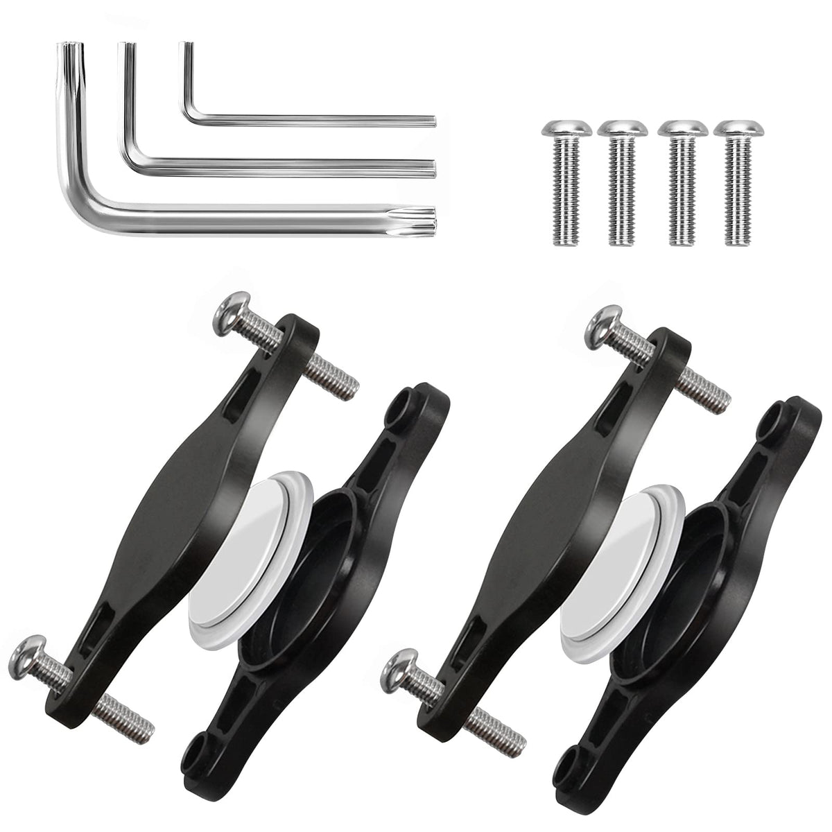 Airtag Bike Mount Hidden Waterproof,Airtag Case With Safety Screws,Airtag Bicycle Mount To Be Hidden Under Bottle Cages,Perfect 