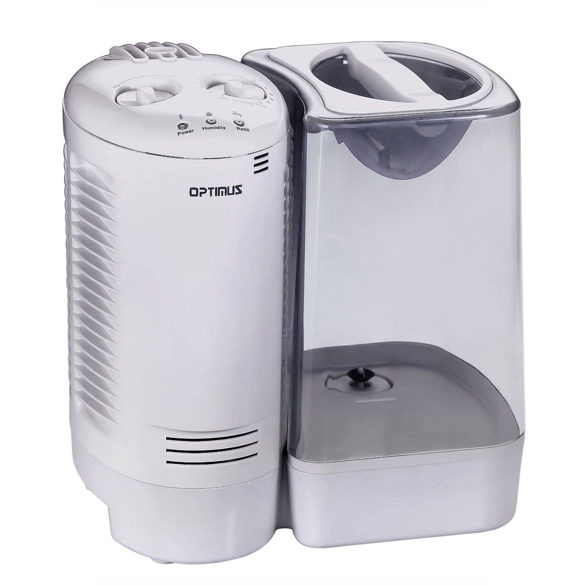 Optimus U 32010 3.0 Gallon Warm Mist Humidifier With Wicking Vapor System, White