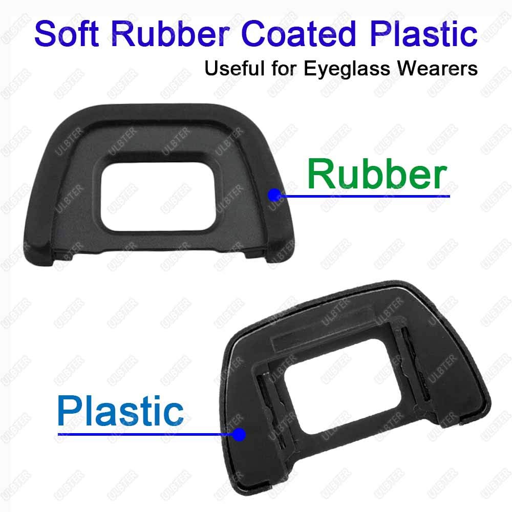 Eyepiece Eyecup Eye Cup Dk 23 For Nikon D7100 D7200 D7000 D750 D610 D600 D300 D300S Camera Viewfinder, Ulbter Eyepiece Cover & Hot Shoe Cover  (2+2 Pack)