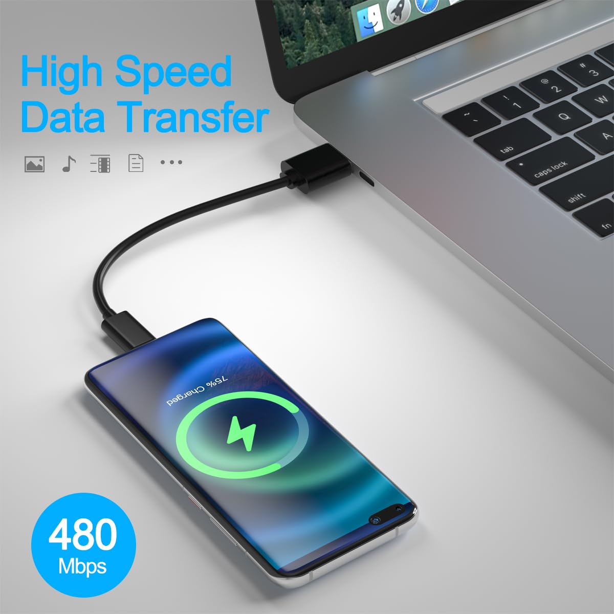 1Ft Short Usb C Cable For Charging Station Compatible With Samsung Galaxy S10 S9 S8 S20 S23 S22 S21 Plus A51,Note 10 9,Moto Z Z3,12 Inch Type C Phone Charger Cord For Lg G8 G7,V30 V40,Usbc Power Cable