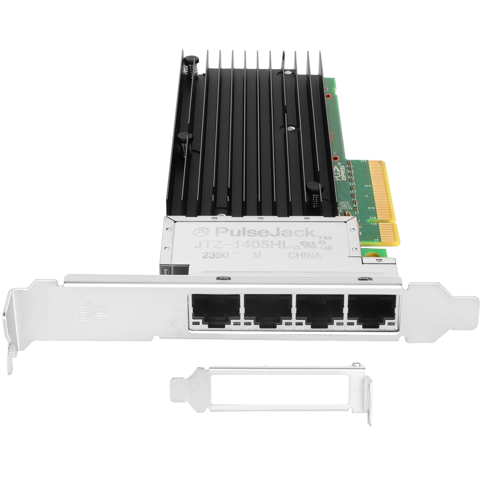 Vogzone For Intel X710 T4L 10Gb Quad Rj45 Ports Ethernet Lan Adapter With Intel X710Tm4 Chip, Pci Express V3.0(8.0Gt/S) X8 Nic S