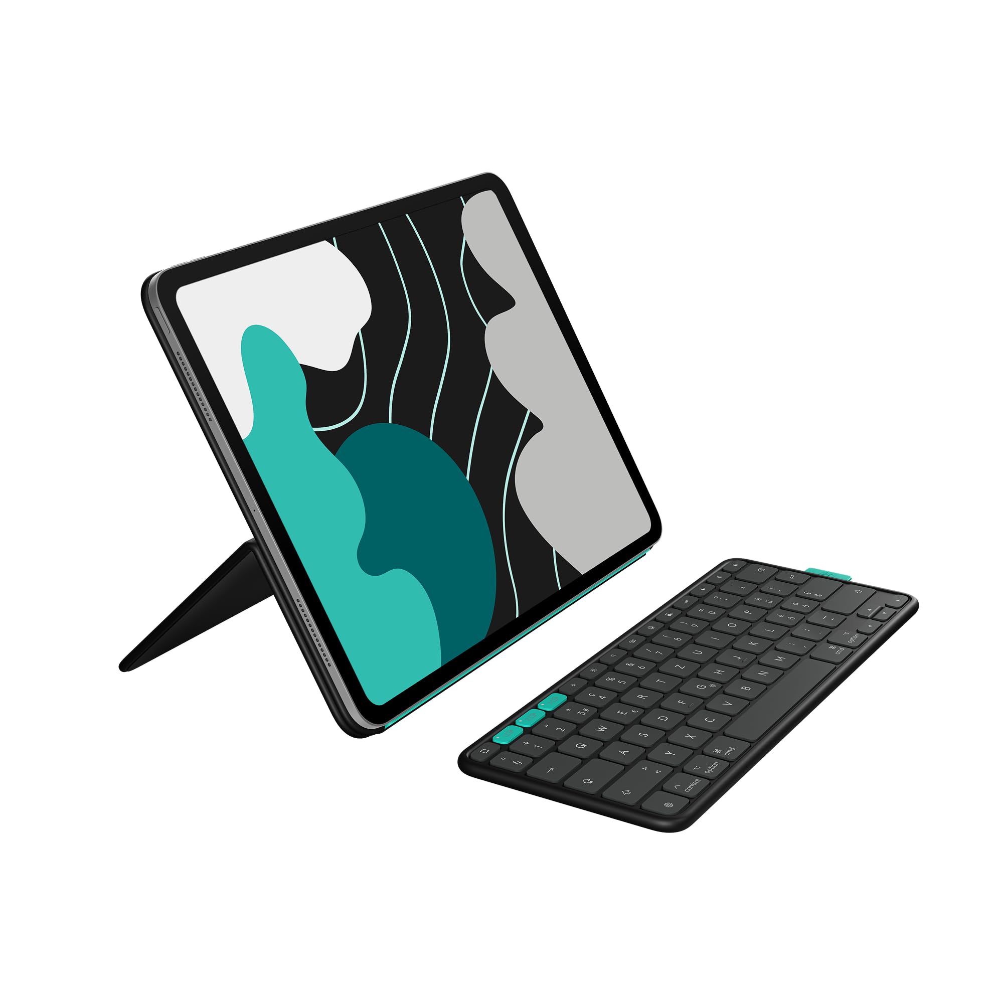 Logitech Flip Folio, Keyboard Case for iPad Pro 13-inch (M4 & M5) & iPad Air 13-inch (M2 & M3) (2024, 2025) - Protective & Stowa