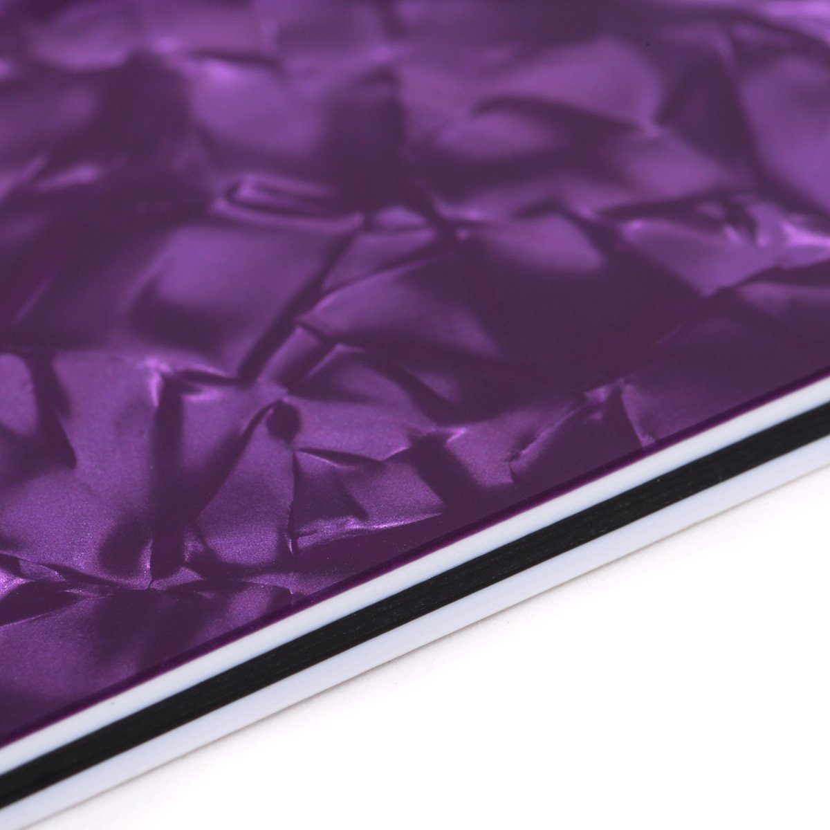 Musiclily Electric Guitar Pickguard Compatible With Usa Les Paul Modern Style,4Ply Purple Pearl