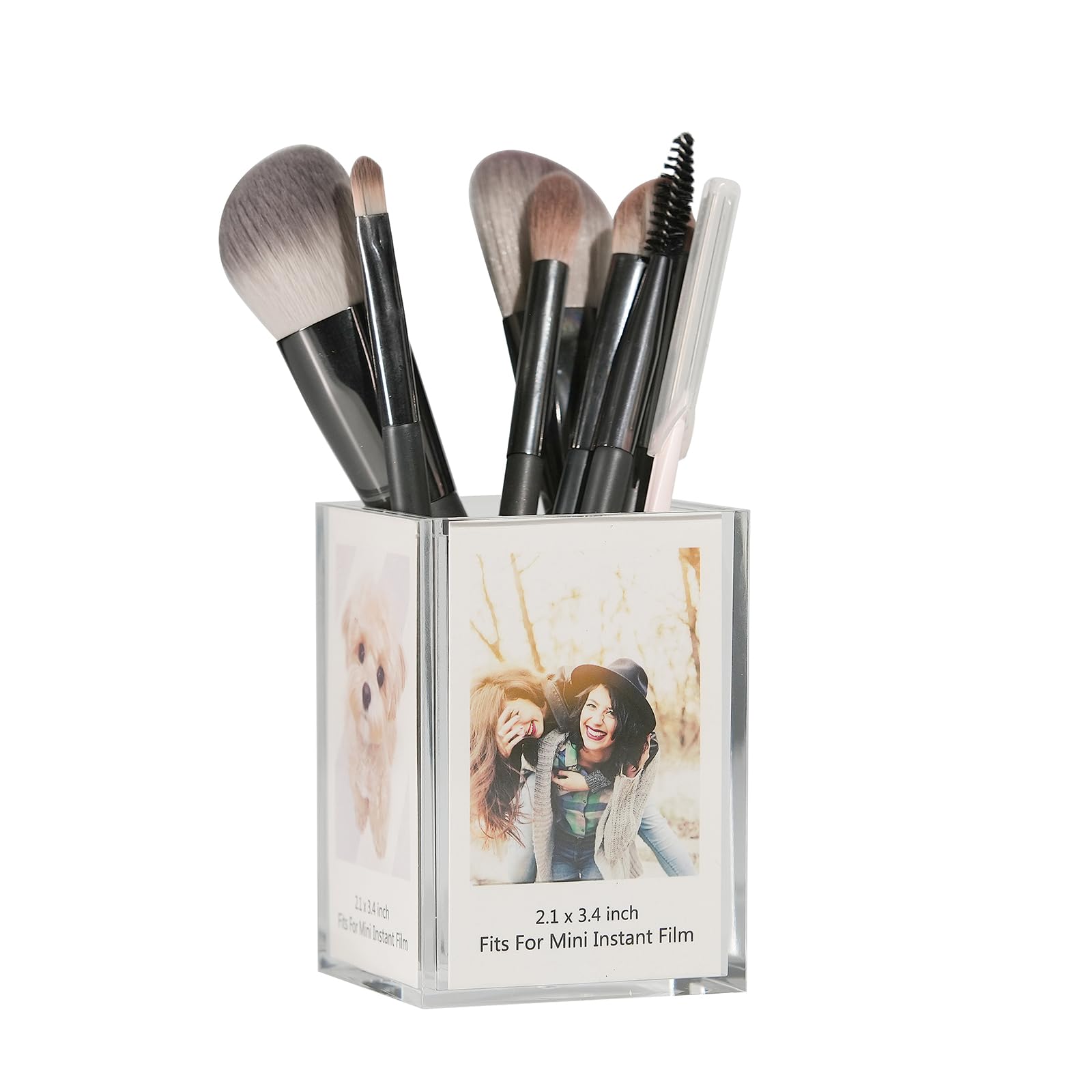 Goldbarley Instax Mini 2X3 Polaroid Photo Acrylic Frame,Small Picture Mini Cute Display Holder For Fujifilm Instax Mini 3 Inch P