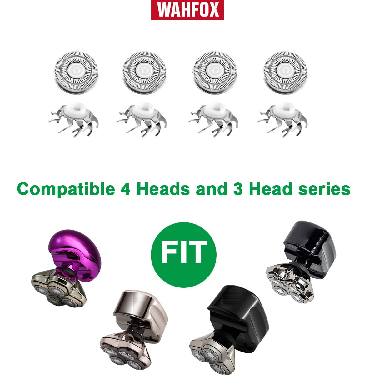 8 Pcs Shaver Replacement Blades For Skull Shaver Pitbull Replacement Blades For Carver Pitbull Gold Pro/Platinum Pro/Silver Pro