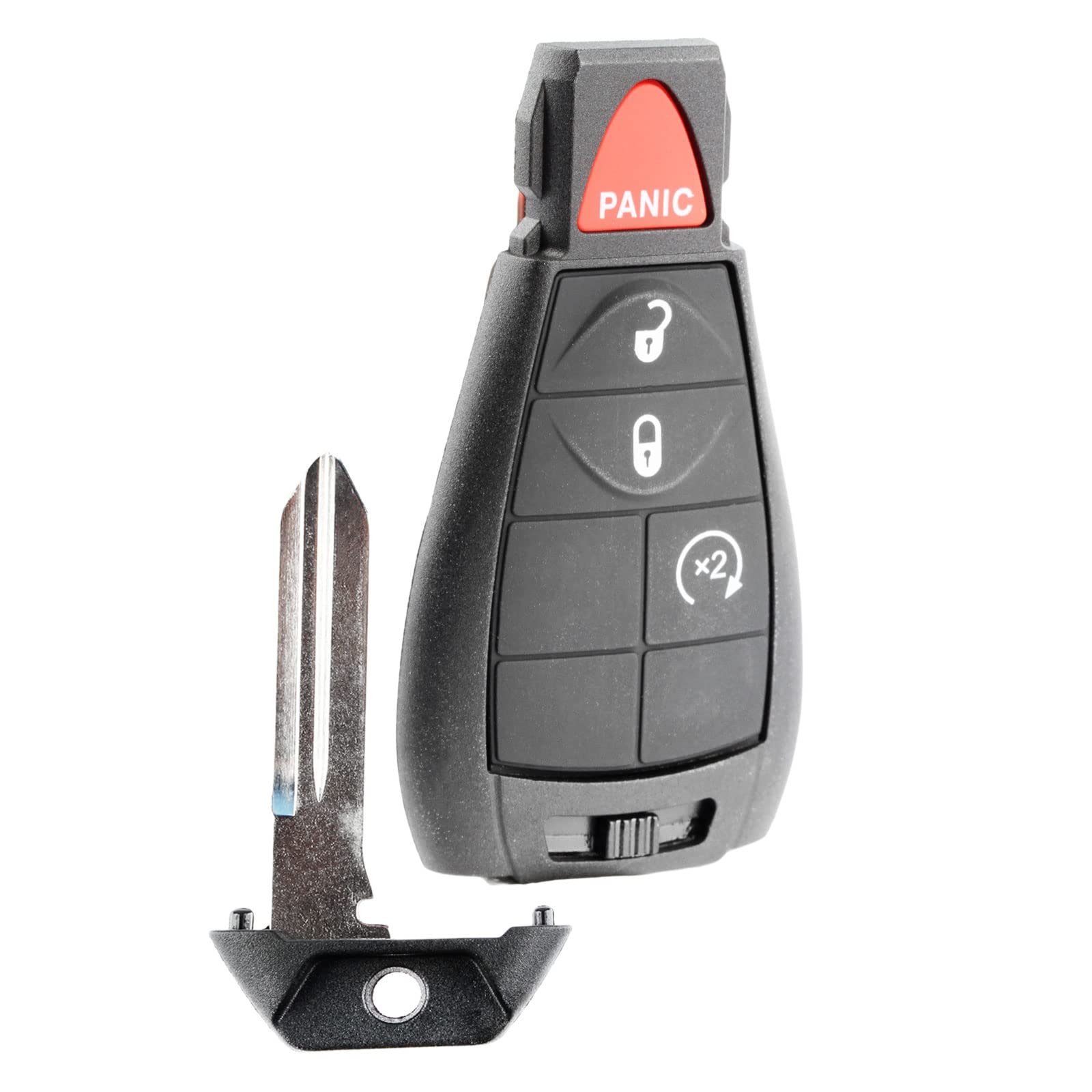 Keylessoption Keyless Entry Remote Car Key Fob Alarm For Ram 1500, 2500, 3500 Gq4 53T
