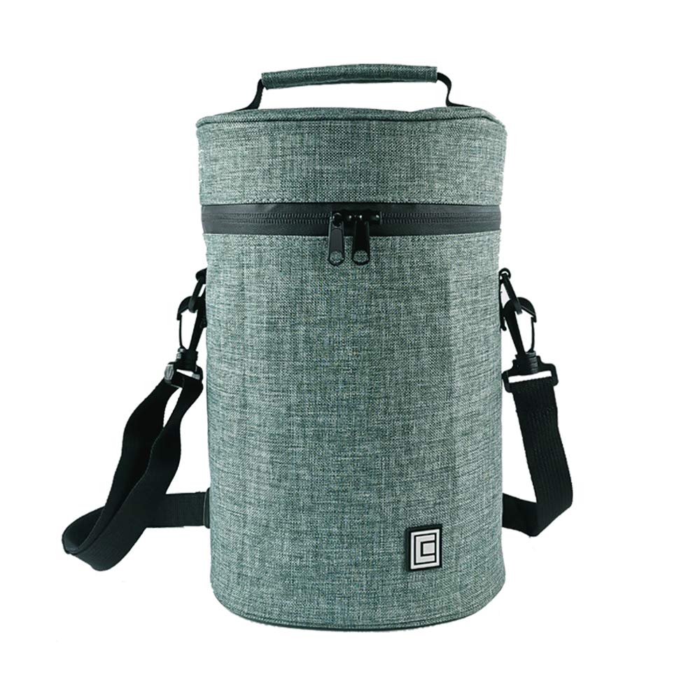 Emaquin Travel & Storage Case For Sonos Move/Move 2 Speaker (Charging Base Included, Lite Green)