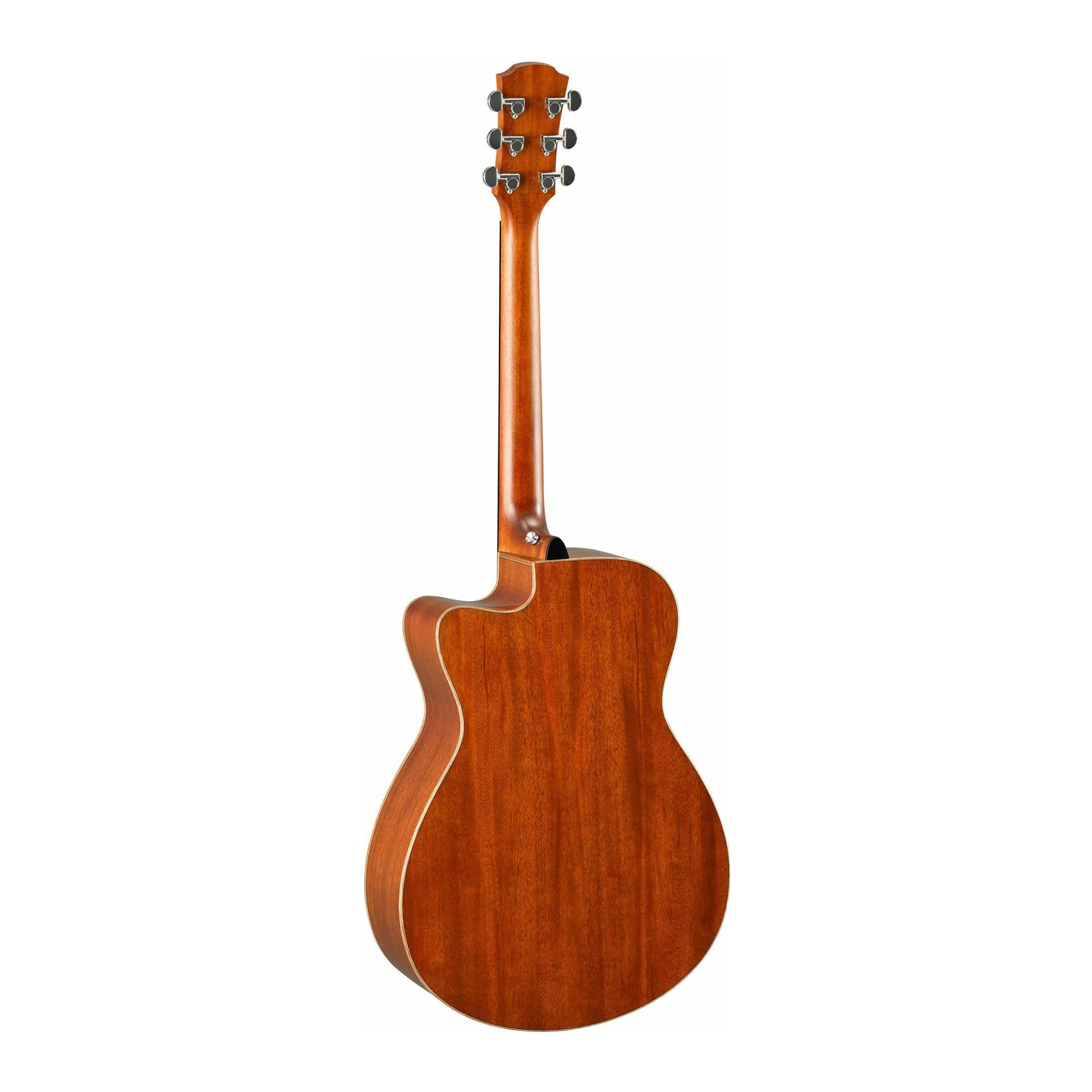Yamaha 6 String Series Ac1M Small Body Acoustic-Electric Guitar-Mahogany, Vintage Natural, Concert Cutaway Vn