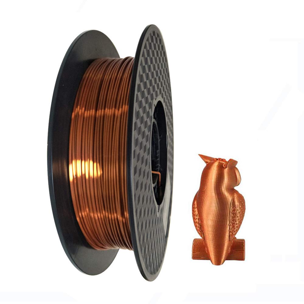 Silk Copper Pla Filament 175 Mm 500G 3D Printer Filament Shiny Metallic Copper 3D Printing Pla Material 05Kg Cc3D