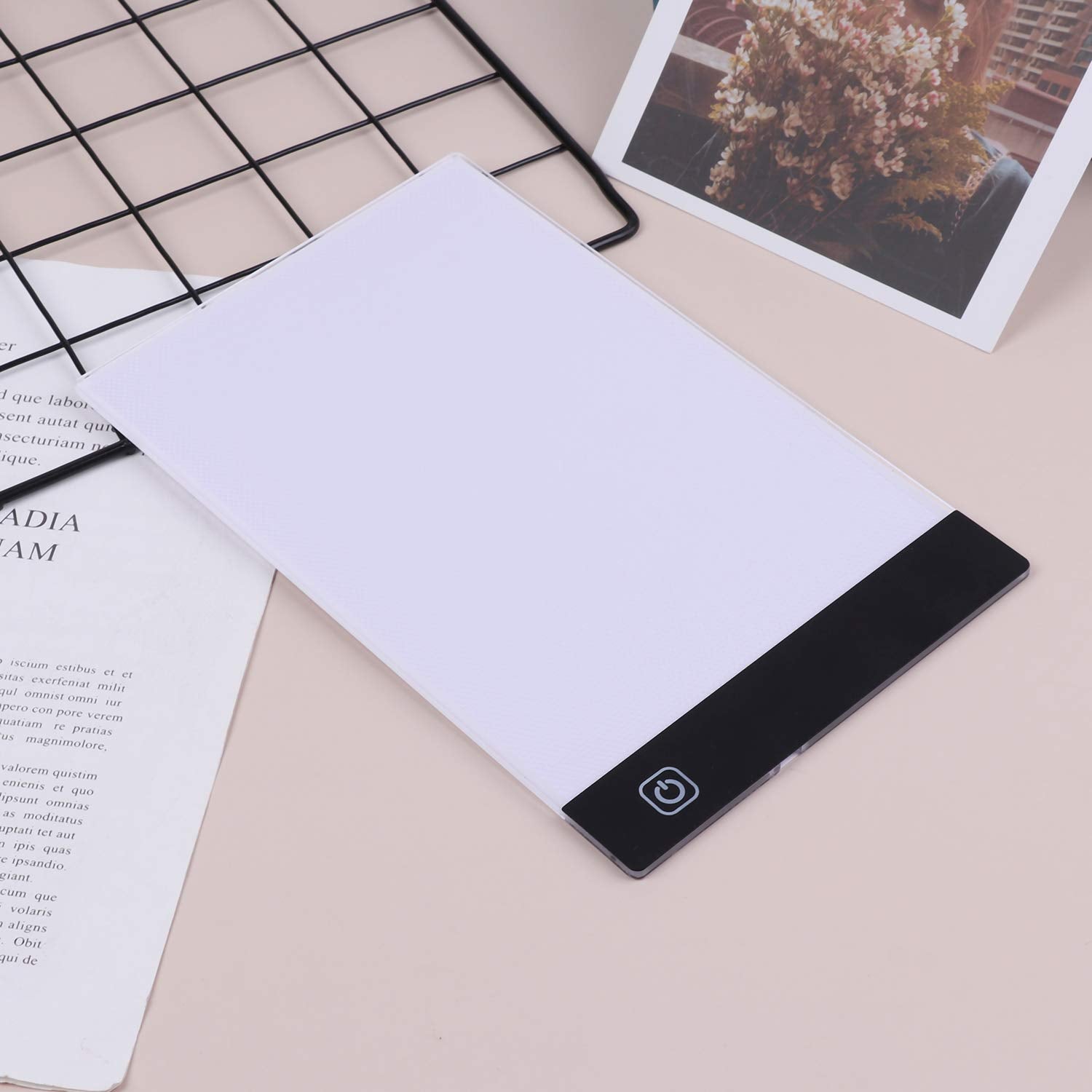 Kayueti A5 Led Drawing Tablet Thin Art Stencil Drawing Board Light Box Tracing Table Pad, For 5D Diamond Painting Full Drill Emb