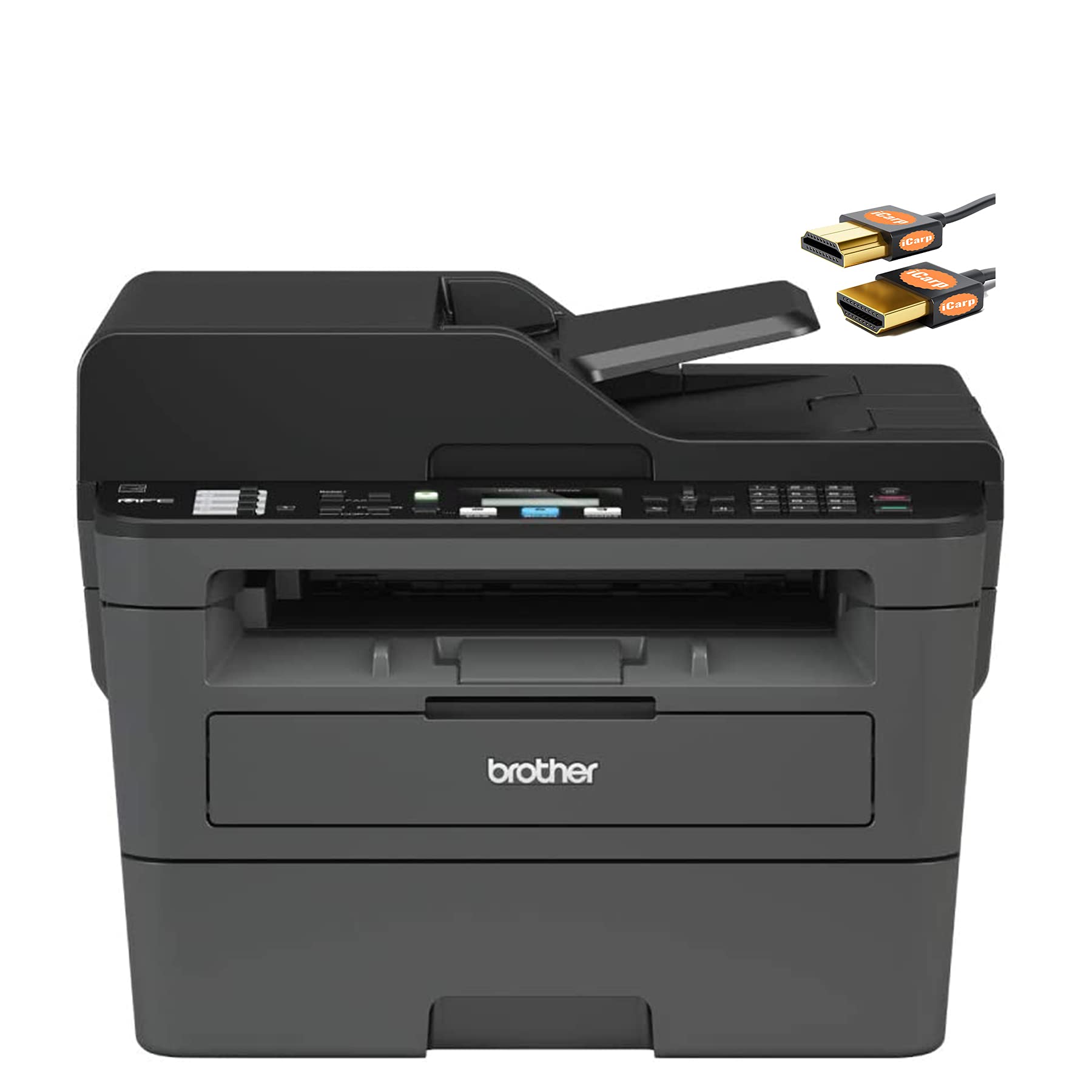 Brother MFC-L2710DW Series Compact Wireless Monochrome Laser All-in-One Printer - Print Copy Scan Fax - Mobile Printing - Auto D