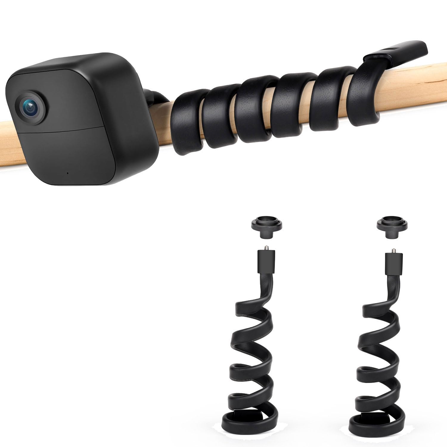 Mippko 2 Pack Flexible Twist Mount Compatible With Blink Outdoor 4 (4Th Gen)/Blink (3Rd Gen) Xt3/Blink Xt/Xt2/Blink Mini/Blink M