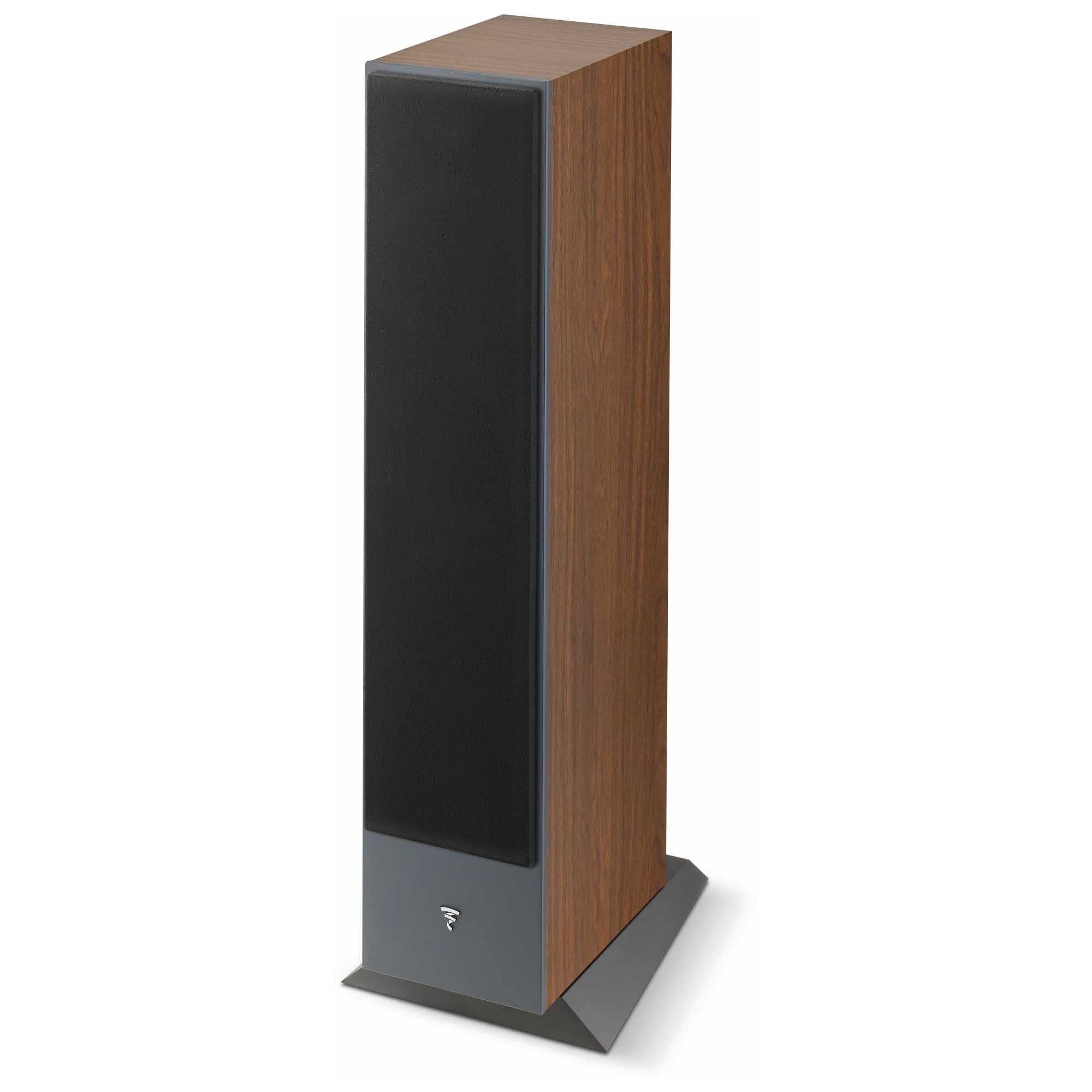 Focal Theva N2-3-Way Floorstanding Loudspeakers With 5-Inch Drivers, Sold Individually, Dark Wood - Fthevan2Dw