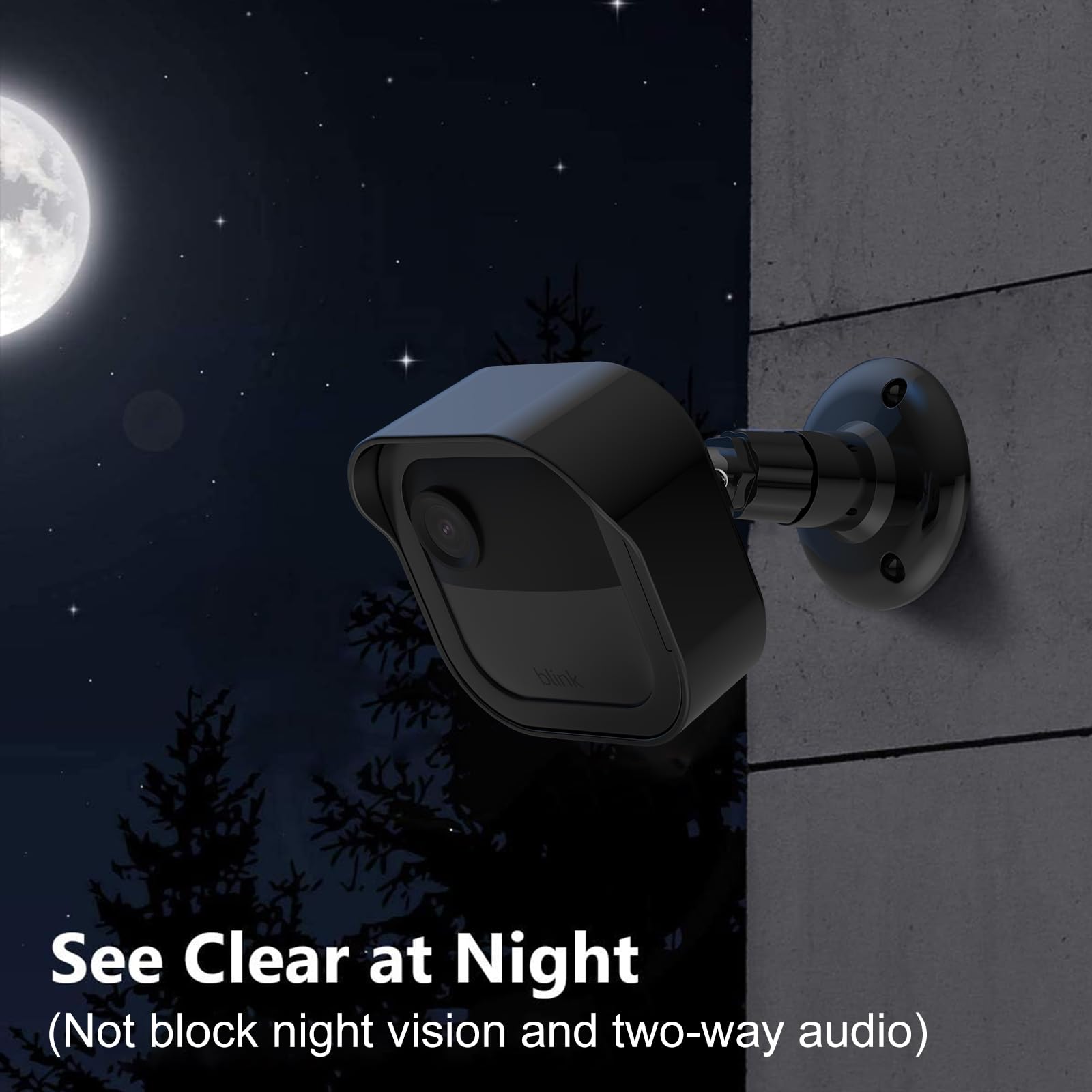 Blink Outdoor 4 (4Th Gen) Wall Mount, Weatherproof Protective Cover And 360 Degree Adjustable Mount With Blink Sync Module 2 Outlet Mount For Blink Outdoor Indoor Security Camera (Black, 5 Pack)