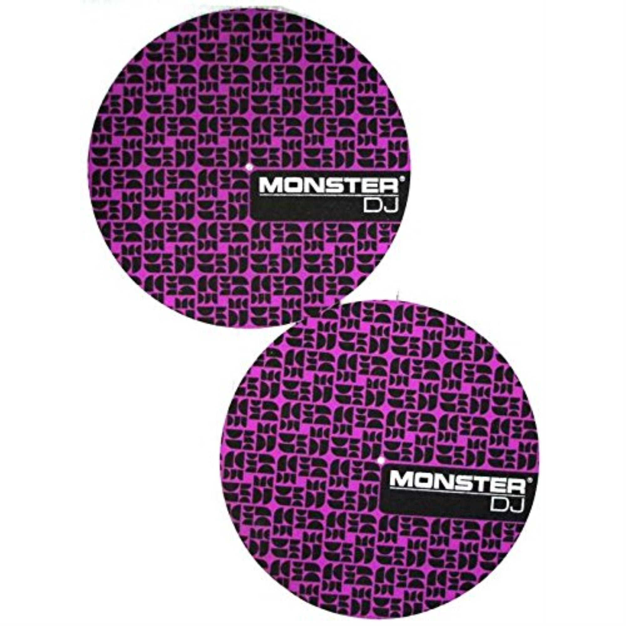 A pair of quality felt lined Slip Mats withthe Monster Logo