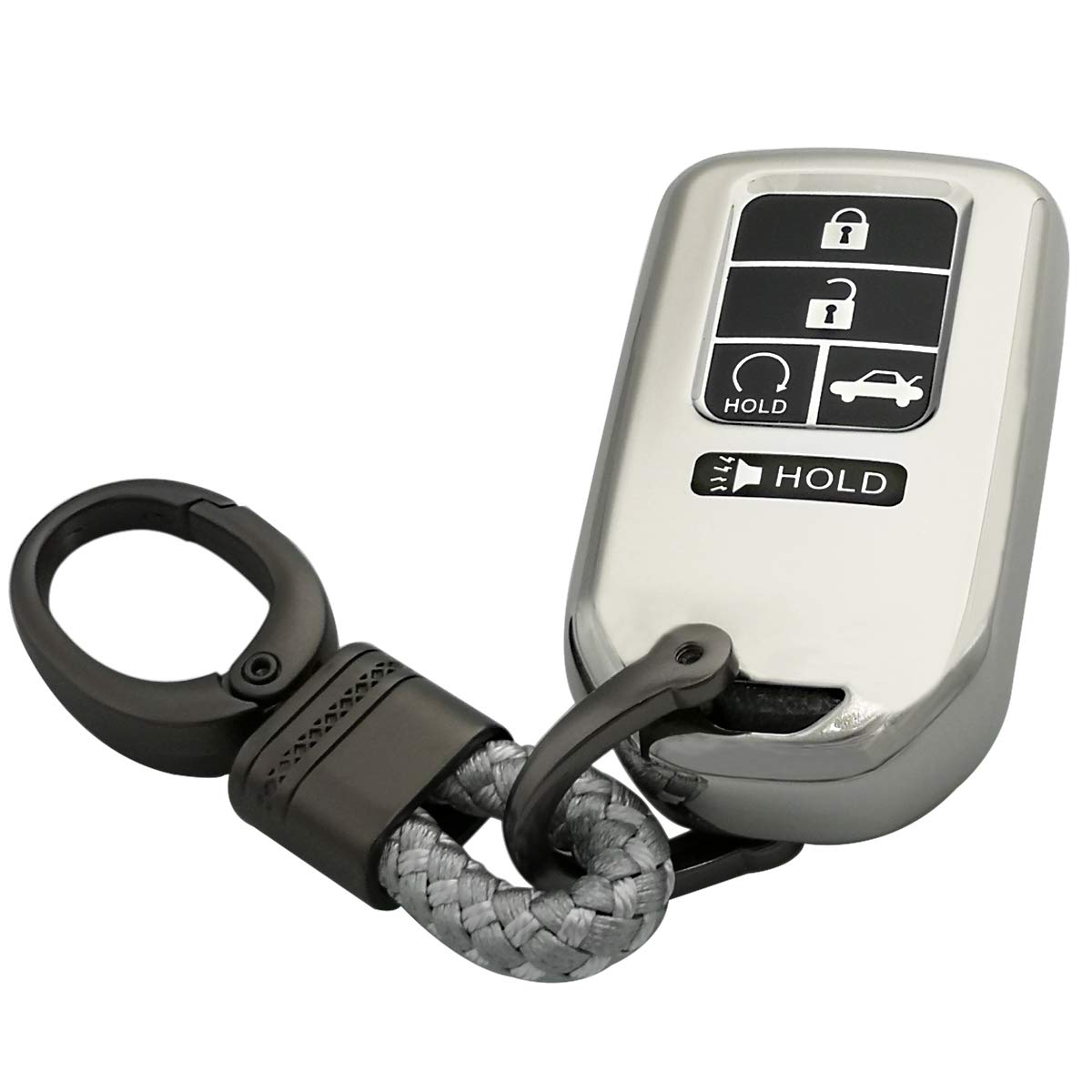 Coolbestda Soft Tpu 5Buttons Key Fob Transmitter Cover Case Glove Keyless Entry Protector Holder For 2021 2020 2019 2018 Honda A