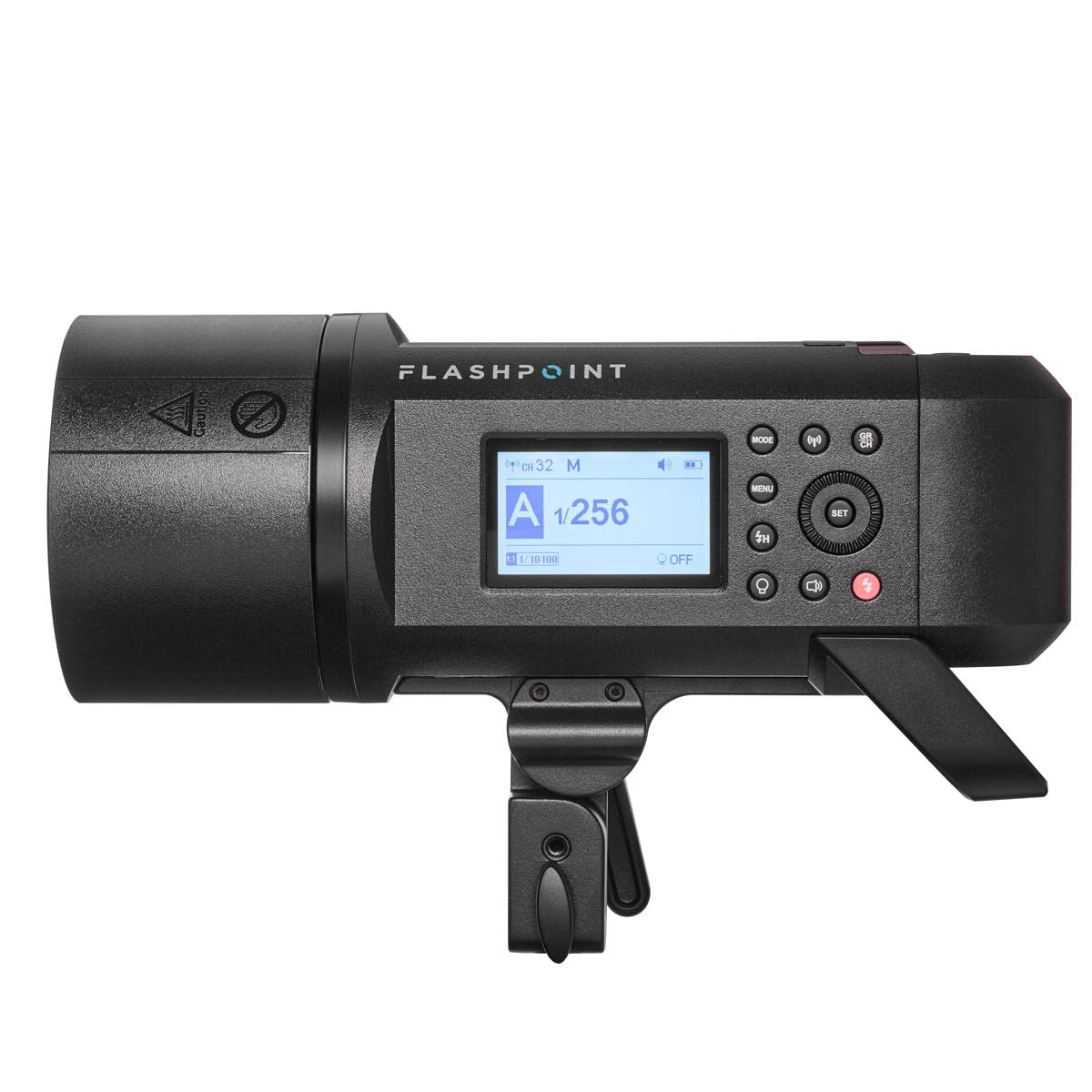 Flashpoint Xplor 600Pro R2 Ttl Battery Powered Monolight Kit With Glow Parapop And C Stand.