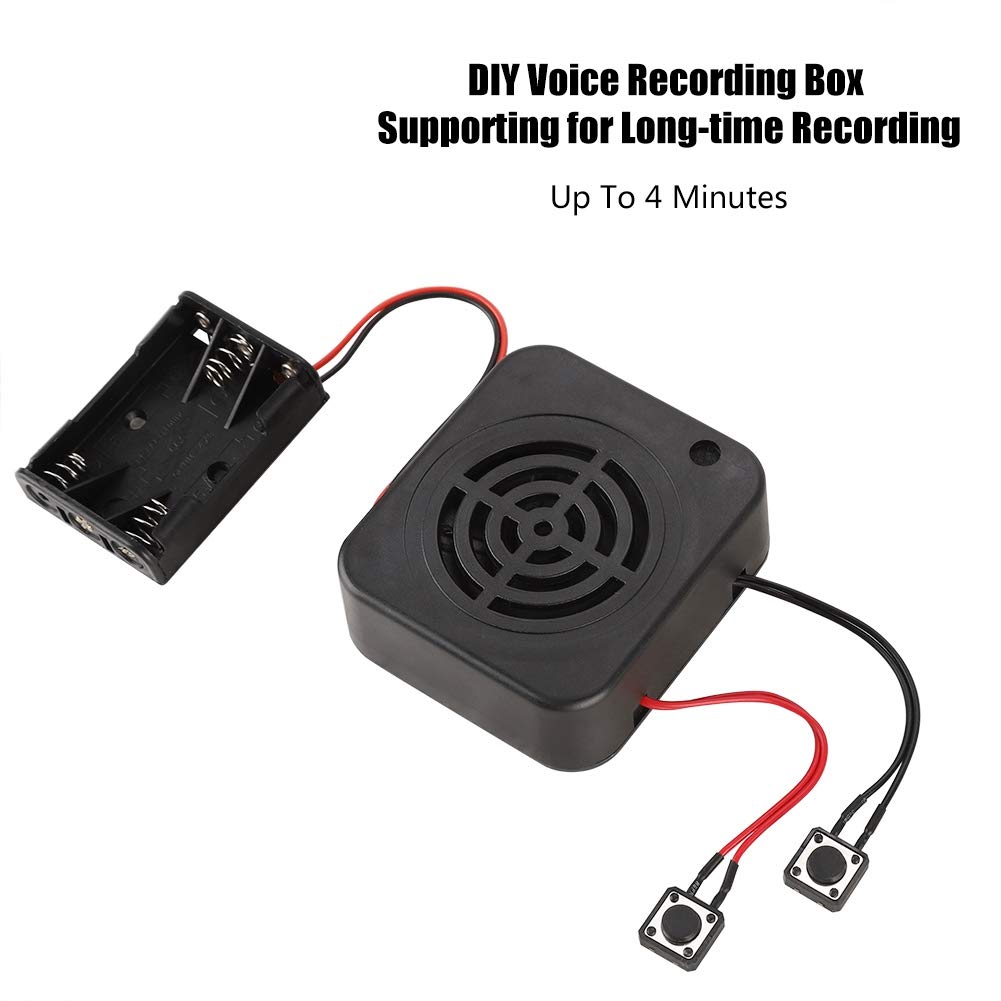 Diy Recording Box, 3W 2 Minutes/4 Minutes Voice Recordable Sound Box For Recording Toys,Gift Boxes, Creative Crafts, Confession Artifacts, Advertising, Clear Sound Voice Recorder(4Min)
